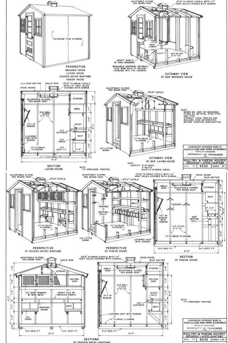 10 Free 8X8 Chicken Coop Plans You Can Diy This Weekend inside Free Printable Chicken Coop Plans