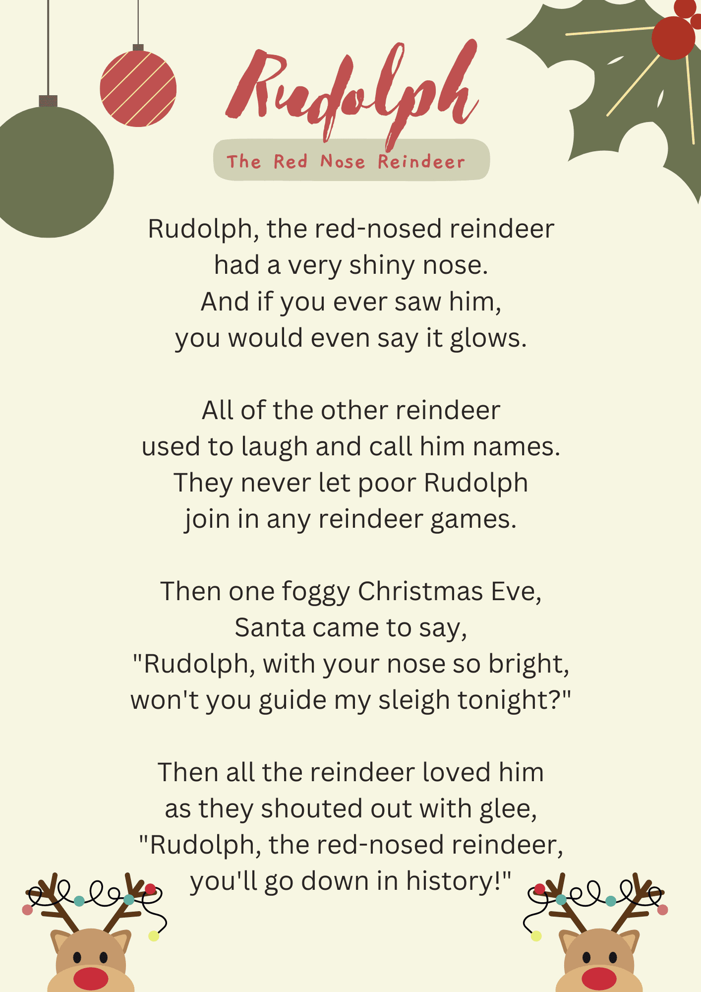 10 Fun Free Christmas Carol Printables For Kids In 2025 in Free Printable Words To Christmas Songs