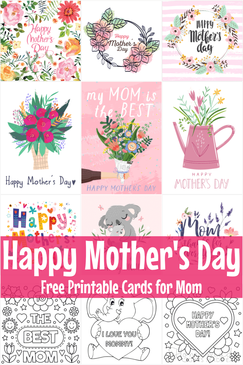 132 Free Printable Mother'S Day Cards For Your Mom throughout Mothers Day Free Printable Cards