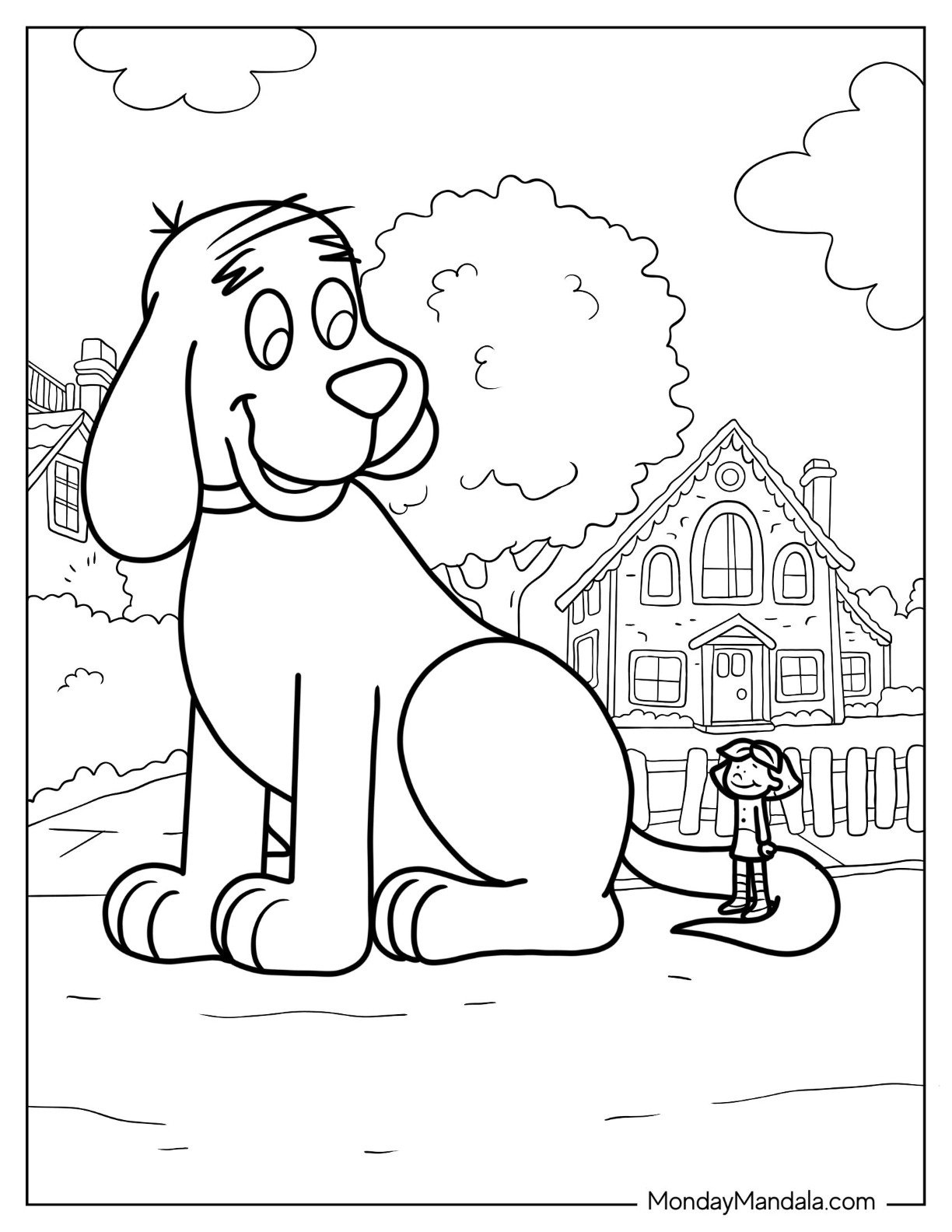 20 Clifford Coloring Pages (Free Pdf Printables) for Clifford The Big Red Dog Printables