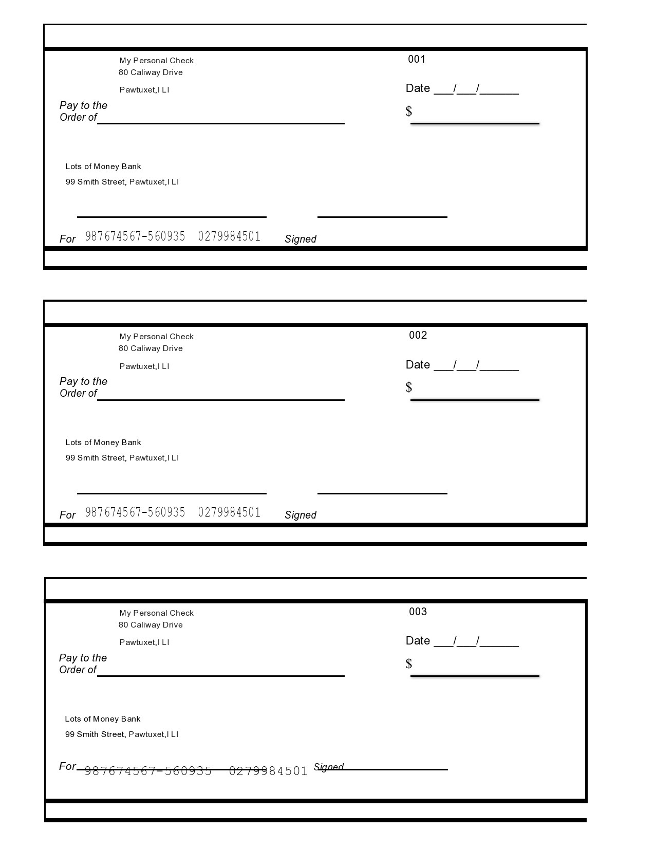 23 Blank Check Templates (Real &amp; Fake) ᐅ Templatelab regarding Pdf Downloadable Printable Fillable Blank Check Template