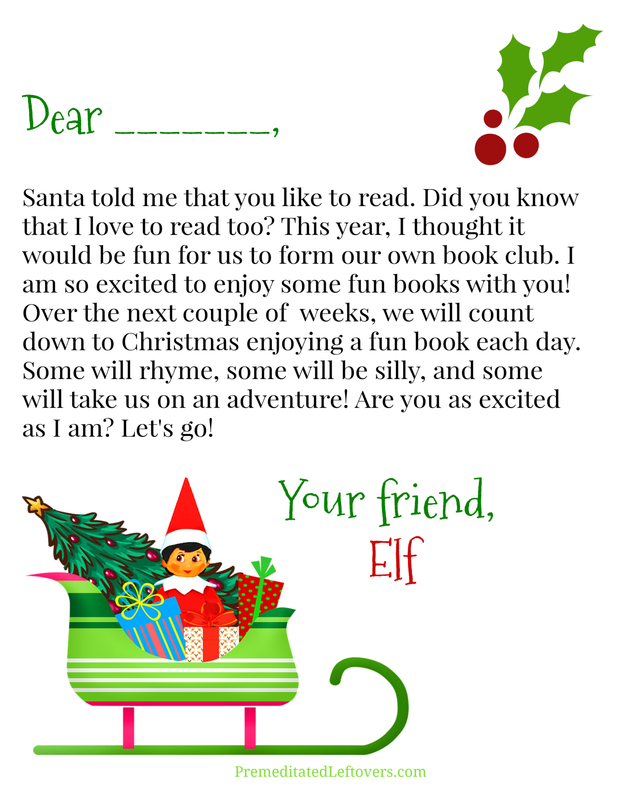 25+ Book Themed Elf On The Shelf Ideas Using Story Books pertaining to Printable Story of the Elf on the Shelf