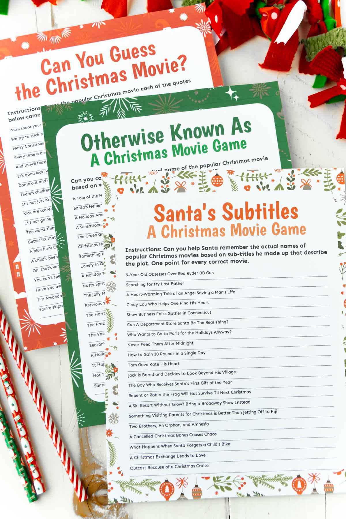 3 Christmas Movie Trivia Games {Free Printable} - Play Party Plan inside Christmas Movie Trivia Game Printable