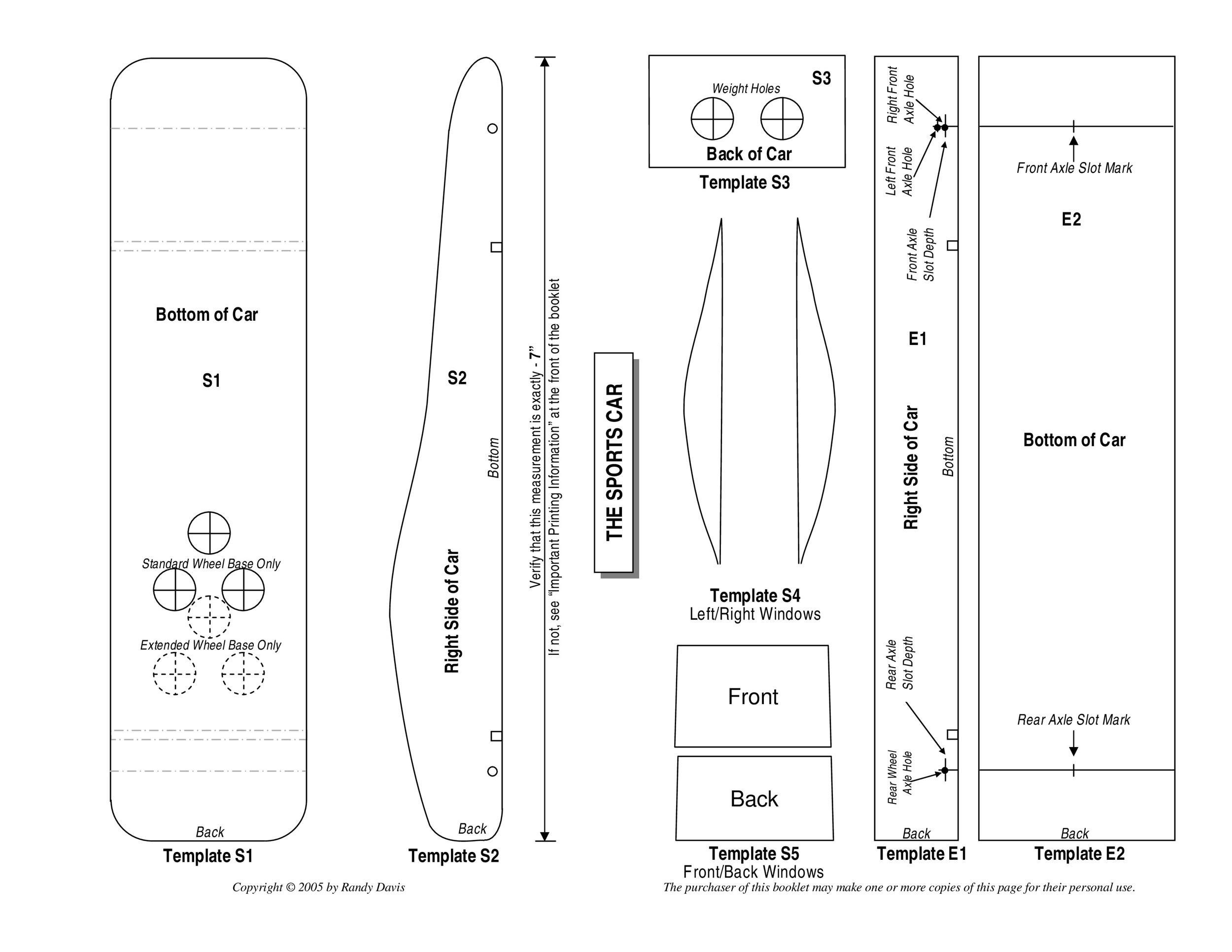 39 Awesome Pinewood Derby Car Designs & Templates ᐅ Templatelab inside Free Pinewood Derby Templates Printable