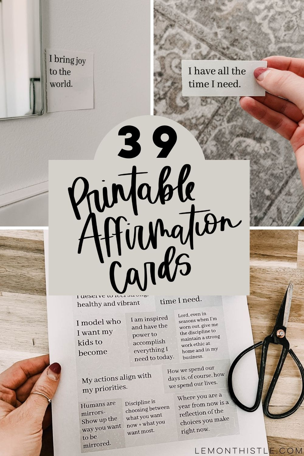 39 Free Printable Affirmations - Lemon Thistle within Free Printable Positive Affirmations For Adults