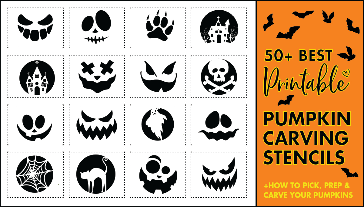 50 Easy Pumpkin Carving Stencils + The Ultimate Guide To Pumpkin pertaining to Free Halloween Pumpkin Templates Printable