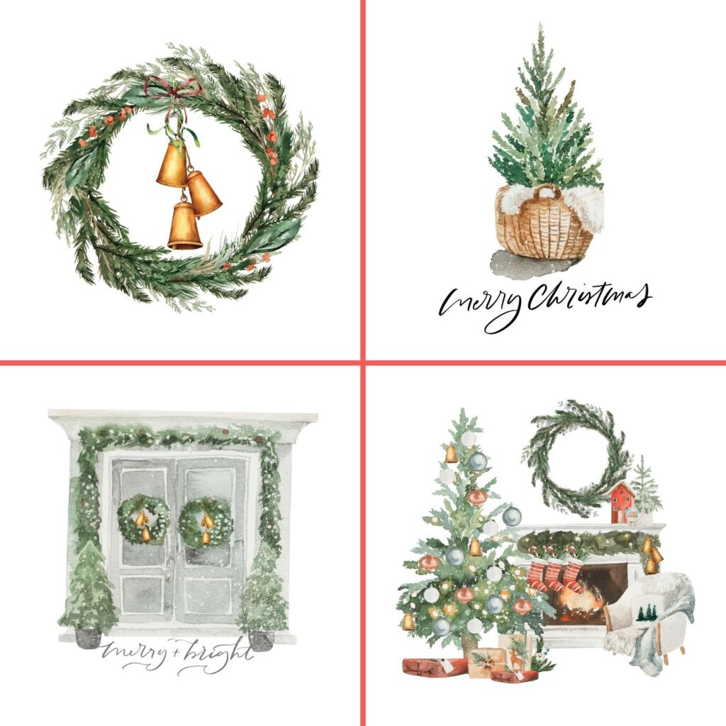 50 Festive Free Christmas Printables For Your Home within Free Printable Pictures For Christmas