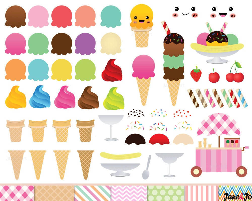 68 Ice Cream Clipart, Ice Cream Cone Clip Art , Ice Cream Graphics inside Printable Ice Cream Scoop Clipart