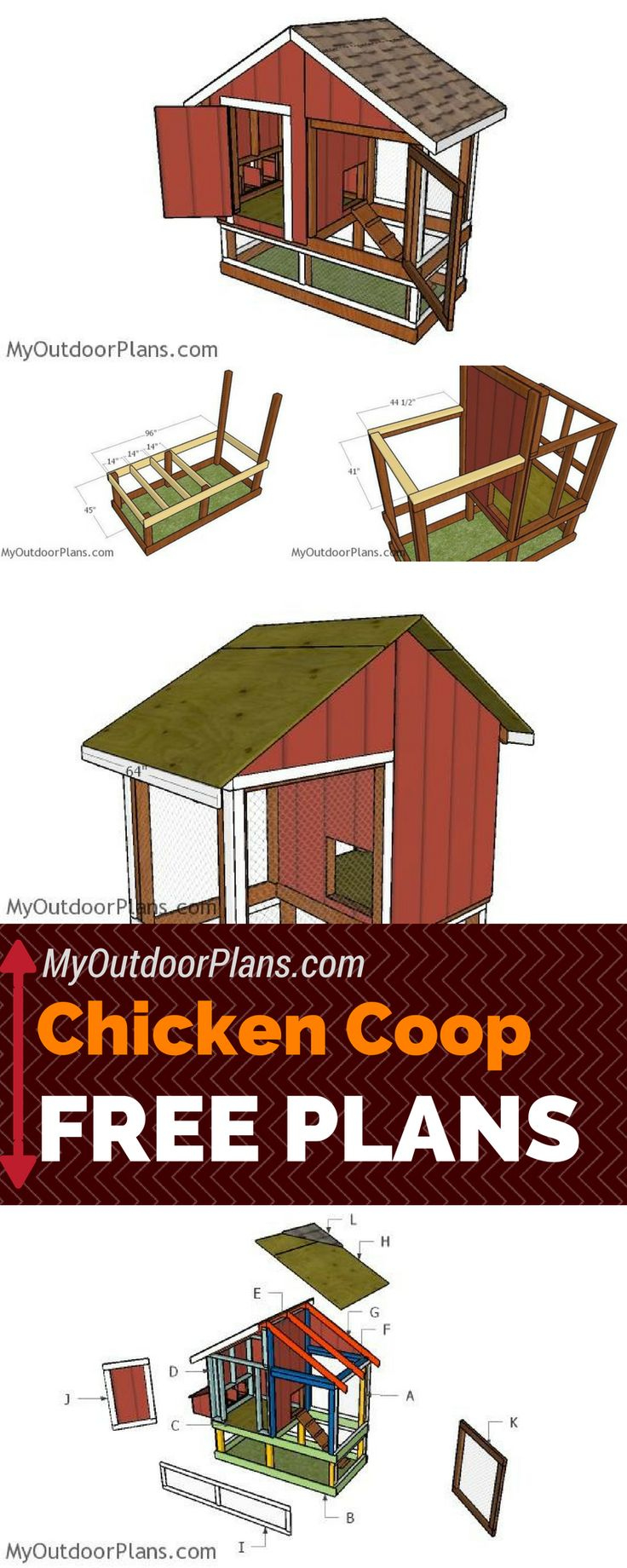 900+ Chicken Coops Designs Ideas | Chicken Coop Designs, Coops throughout Free Printable Chicken Coop Plans