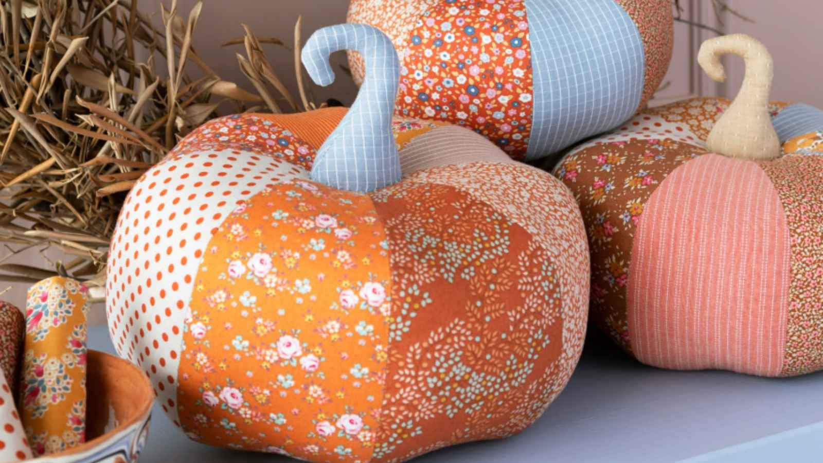 A Fabric Harvest: 15 Free Pumpkin Patterns! in Free Printable Pumpkin Sewing Pattern