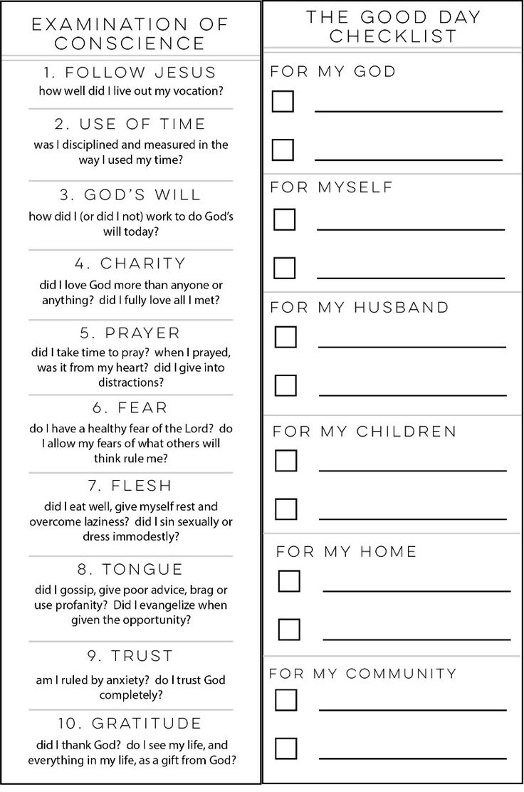 A Mother'S Call To Greatness - Catholic Sprouts | Examination Of inside Children's Examination of Conscience Printable