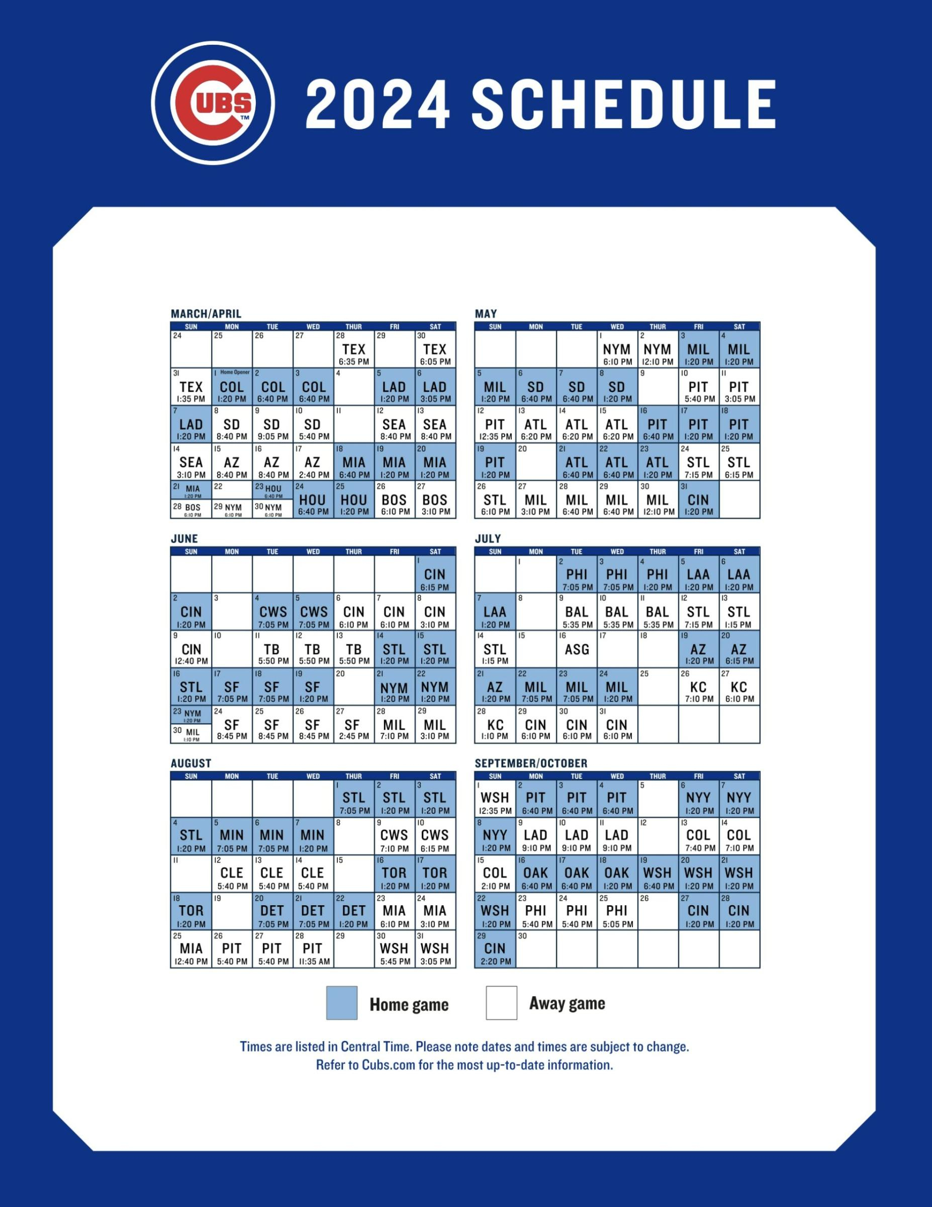 About Us105.9 - Stevie Jay Broadcasting in Chicago Cubs Schedule 2021 Printable