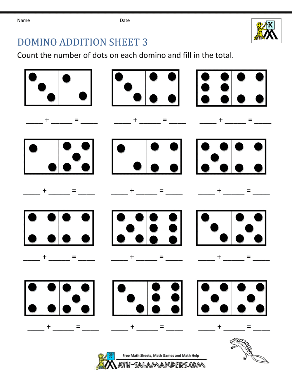 Addition Math Worksheets For Kindergarten throughout Free Printable Math Activities For Kindergarten