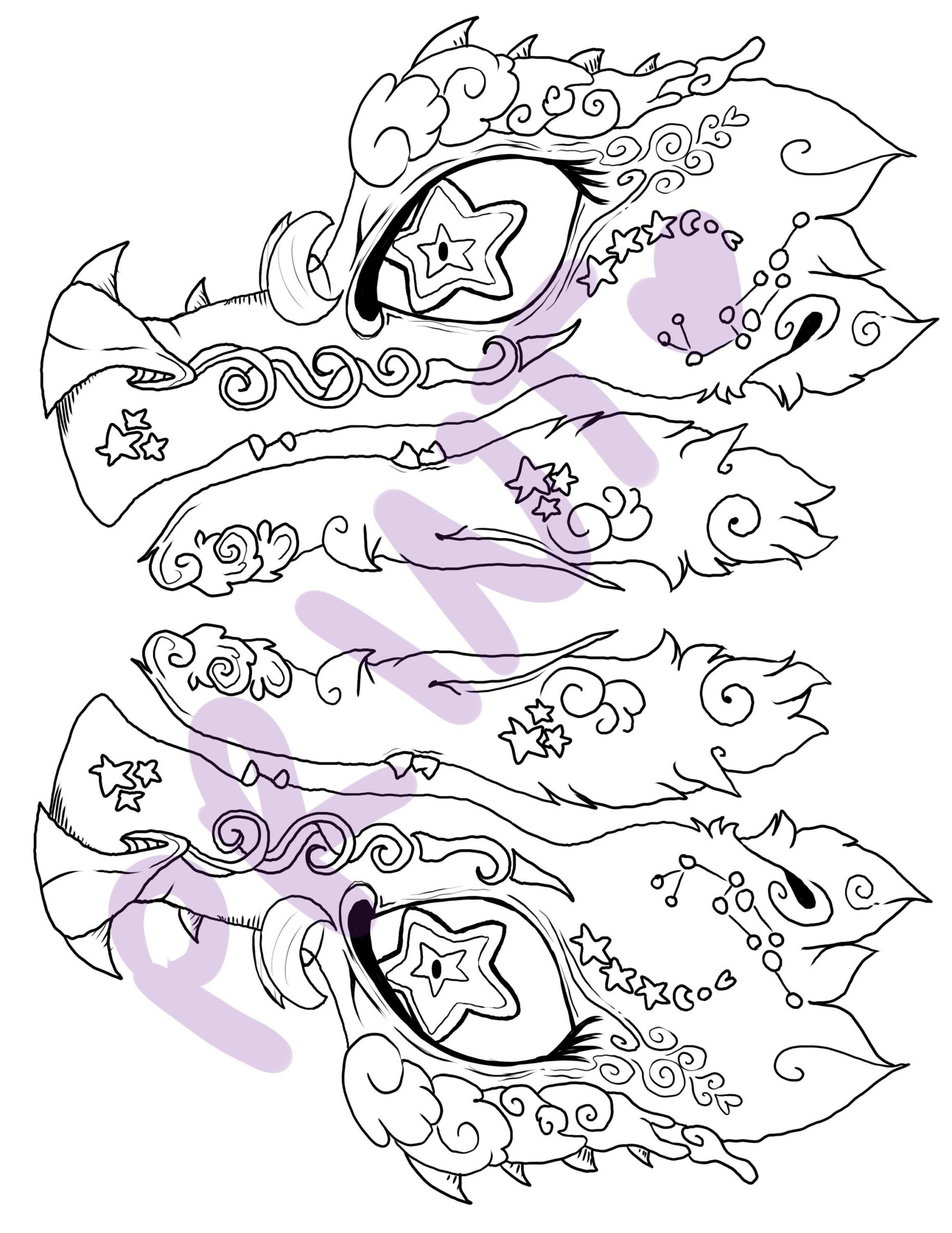 Anpassbare Space Theme Farbe Ihr Eigenes Bedruckbares Papier with regard to Paper Dragon Puppet Ideas Printable