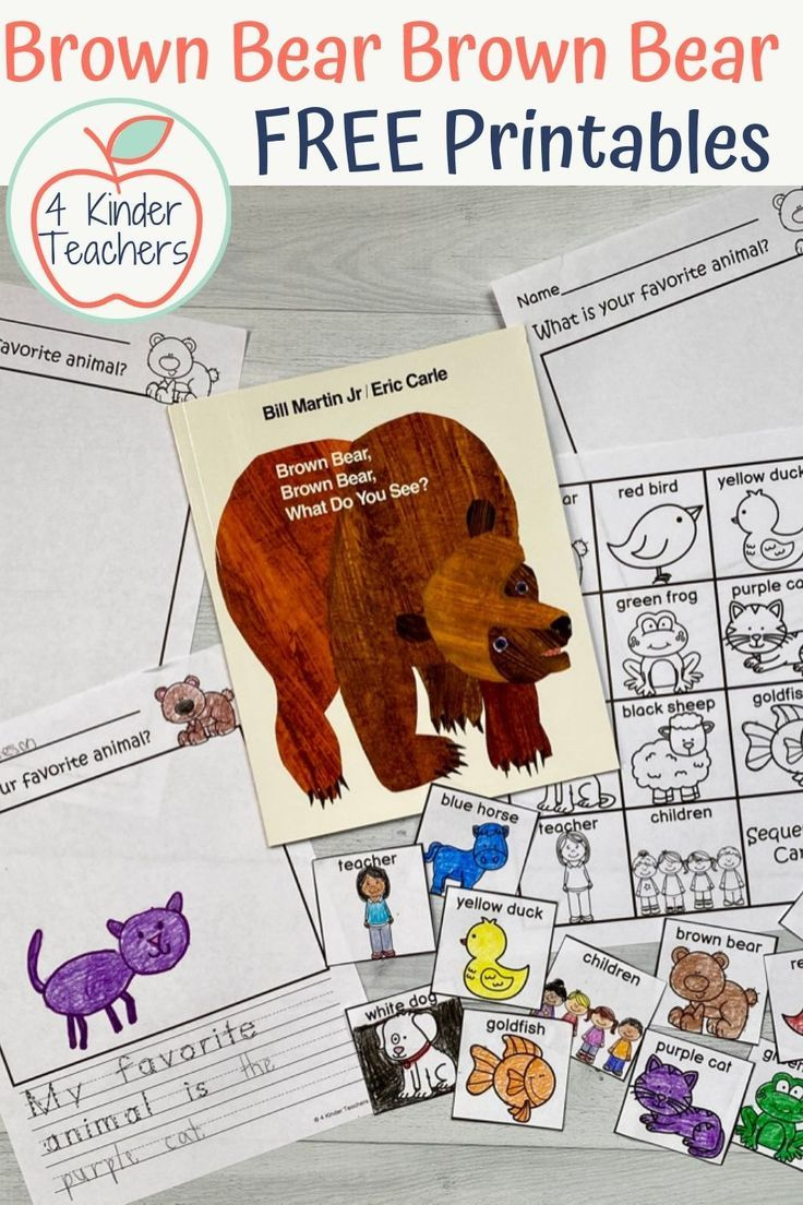 Brown Bear Brown Bear Printables Free for Free Printable Brown Bear Brown Bear Printable Book