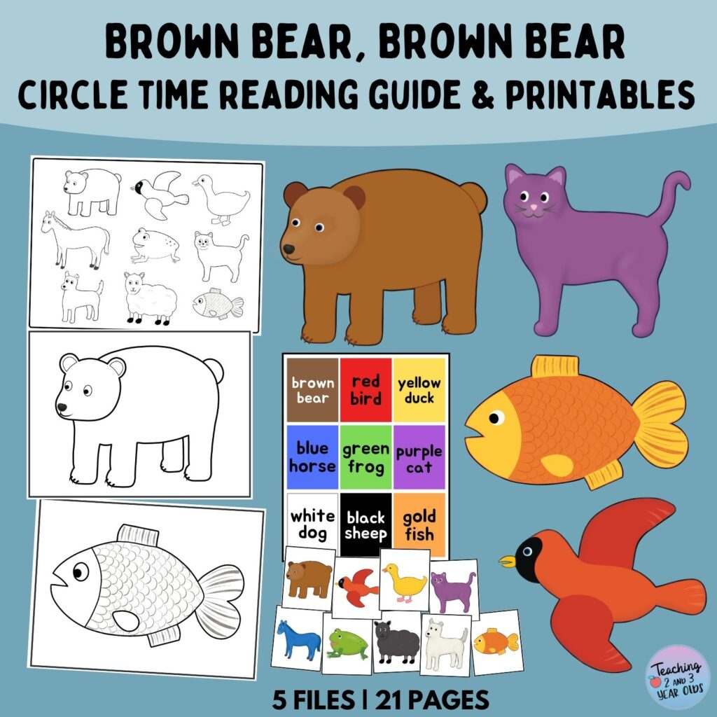 Brown Bear, Brown Bear, What Do You See Printable Book with regard to Free Printable Brown Bear Brown Bear Printable Book