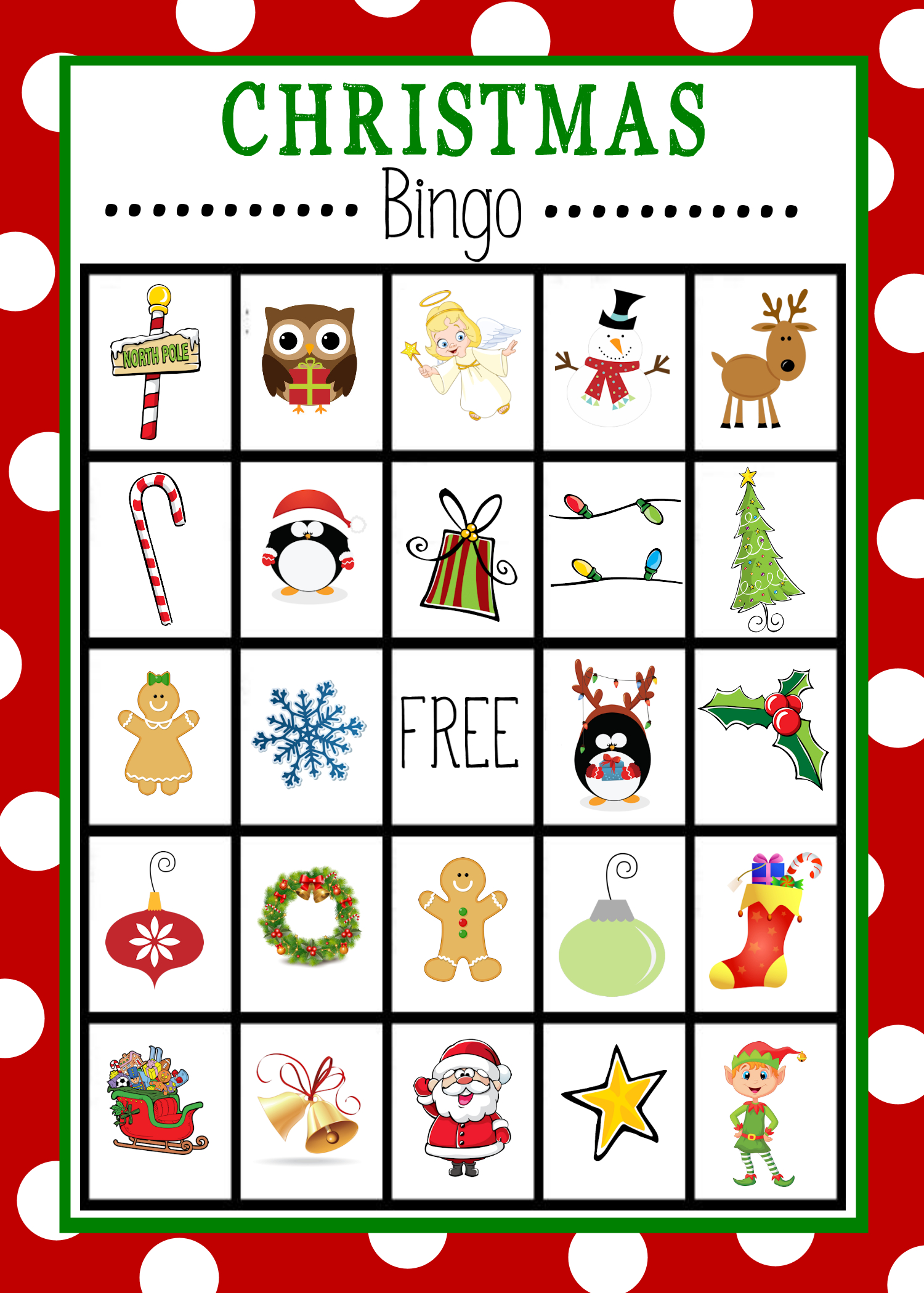 Christmas Bingo - Crazy Little Projects within Printable Bingo Cards For Christmas