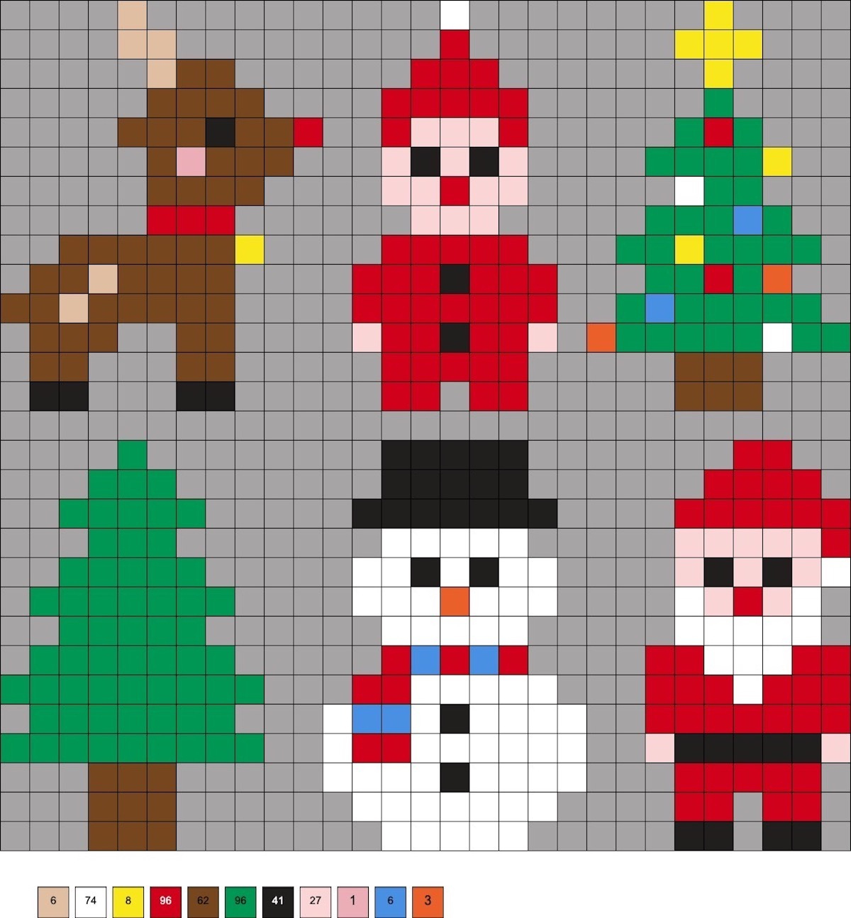 Christmas Perler Beads (75+ Free Patterns!) - Diy Candy inside Perler Bead Christmas Patterns Printable