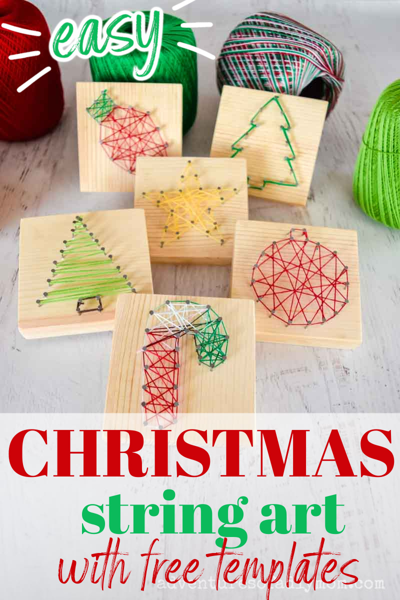 Christmas String Art — Adventures Of A Diy Mom with Printable Christmas String Art Templates