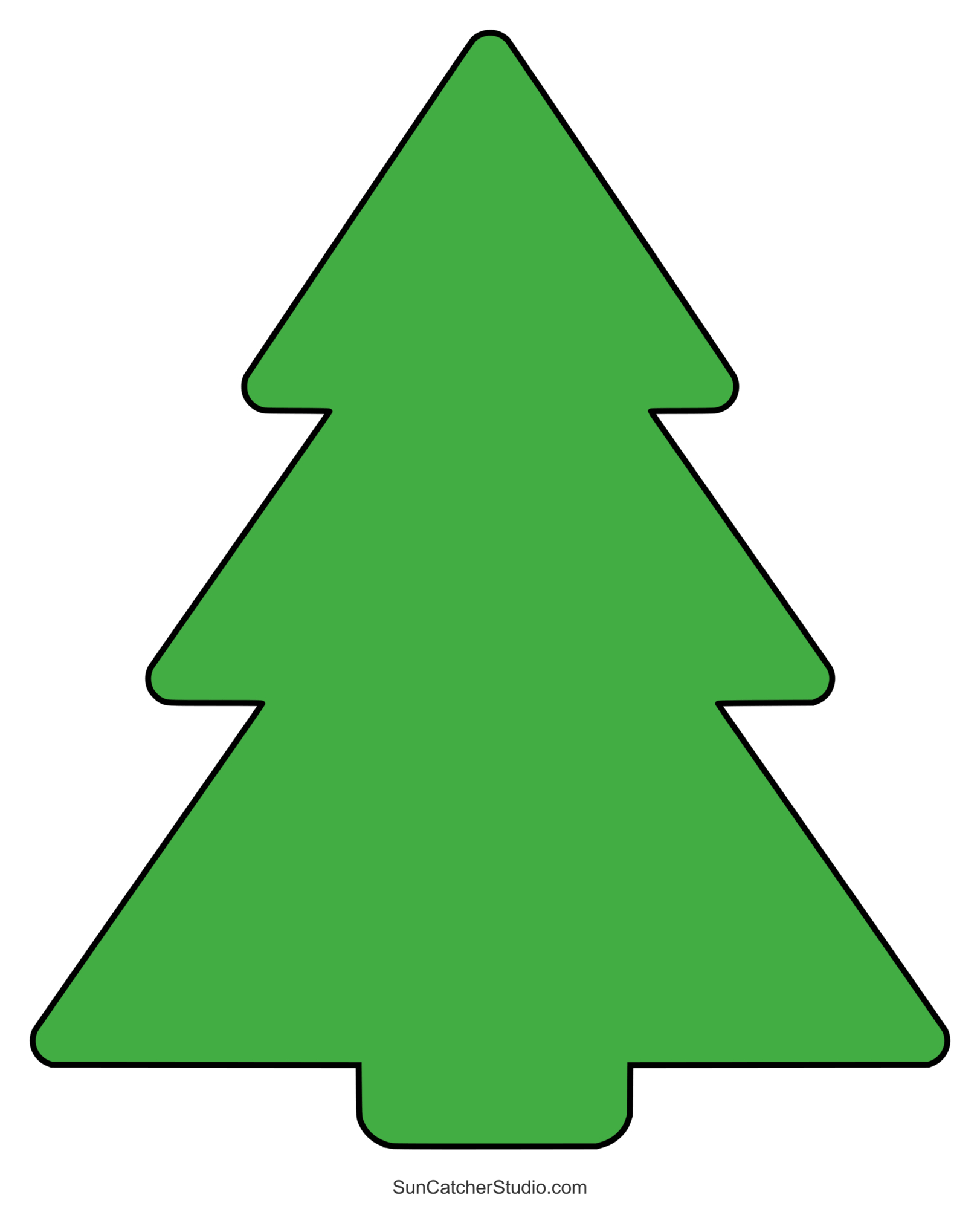 Christmas Tree Templates And Stencils (Free Printable Patterns throughout Free Printable Picture of a Christmas Tree