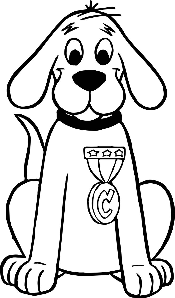 Clifford The Big Red Dog Prize Coloring Page - Wecoloringpage with regard to Clifford the Big Red Dog Printables