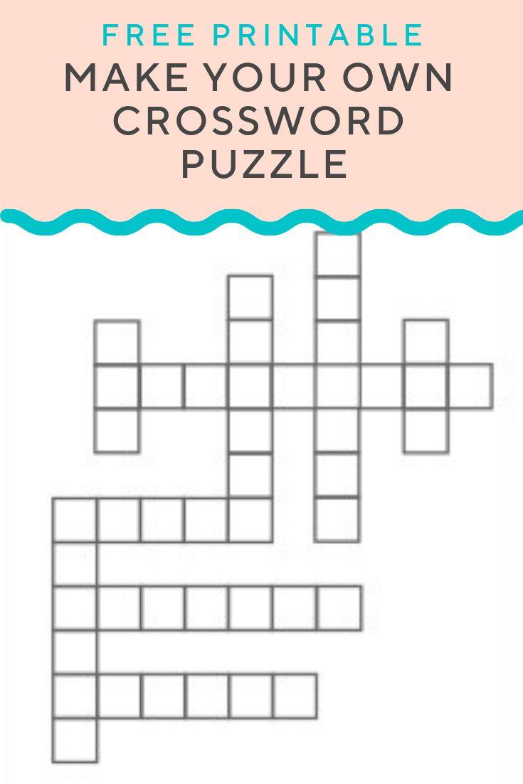 Crossword Puzzle Generator throughout Make Your Own Crossword Puzzle Printable