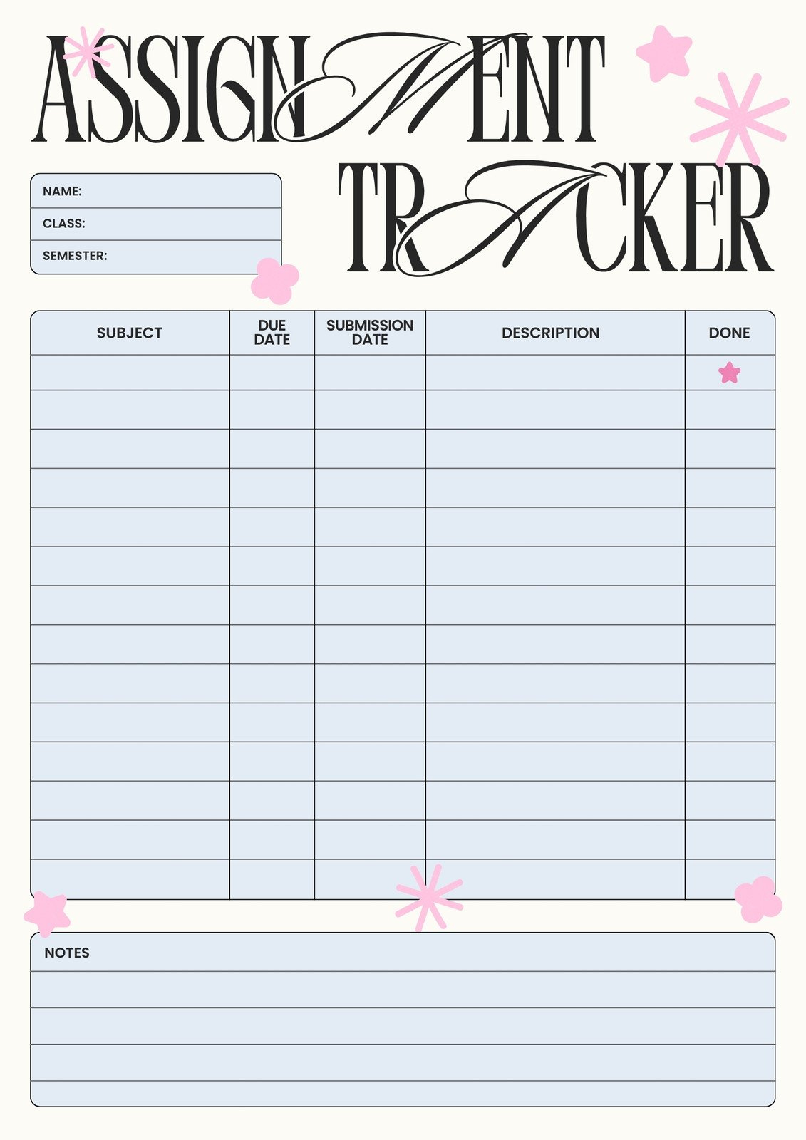 Customize 542+ Student Planner Templates Online - Canva throughout Student Planner Printable Free
