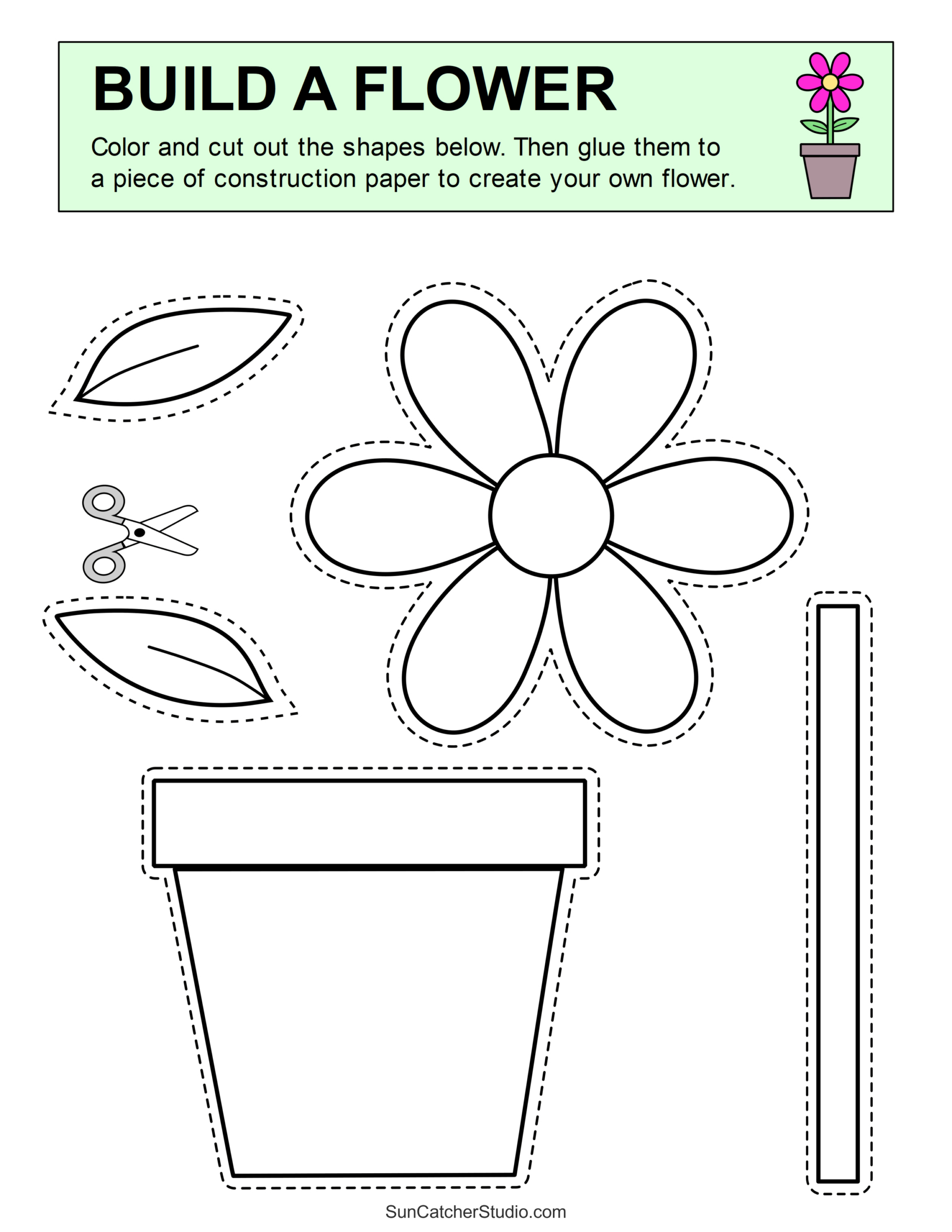 Cut And Paste Worksheets (Printable Activities For Kids) – Free for Cut And Paste Free Printables