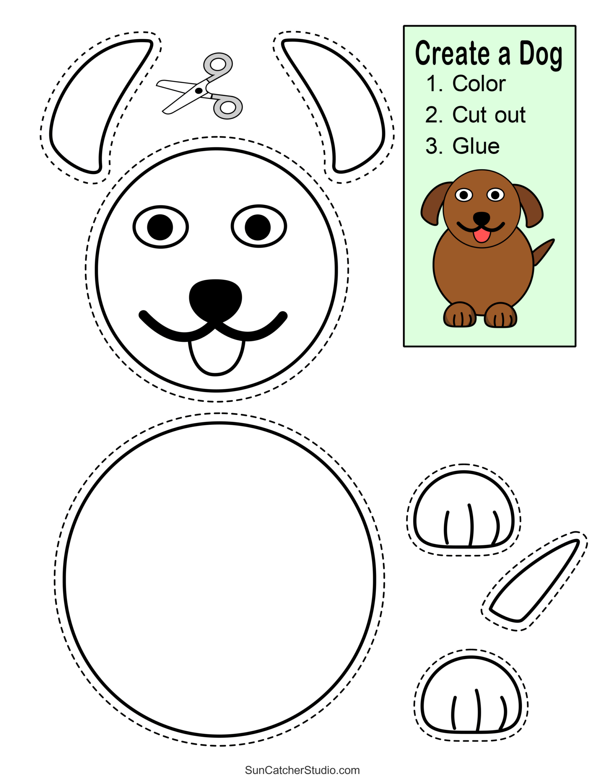 Cut And Paste Worksheets (Printable Activities For Kids) – Free pertaining to Cut And Paste Free Printables