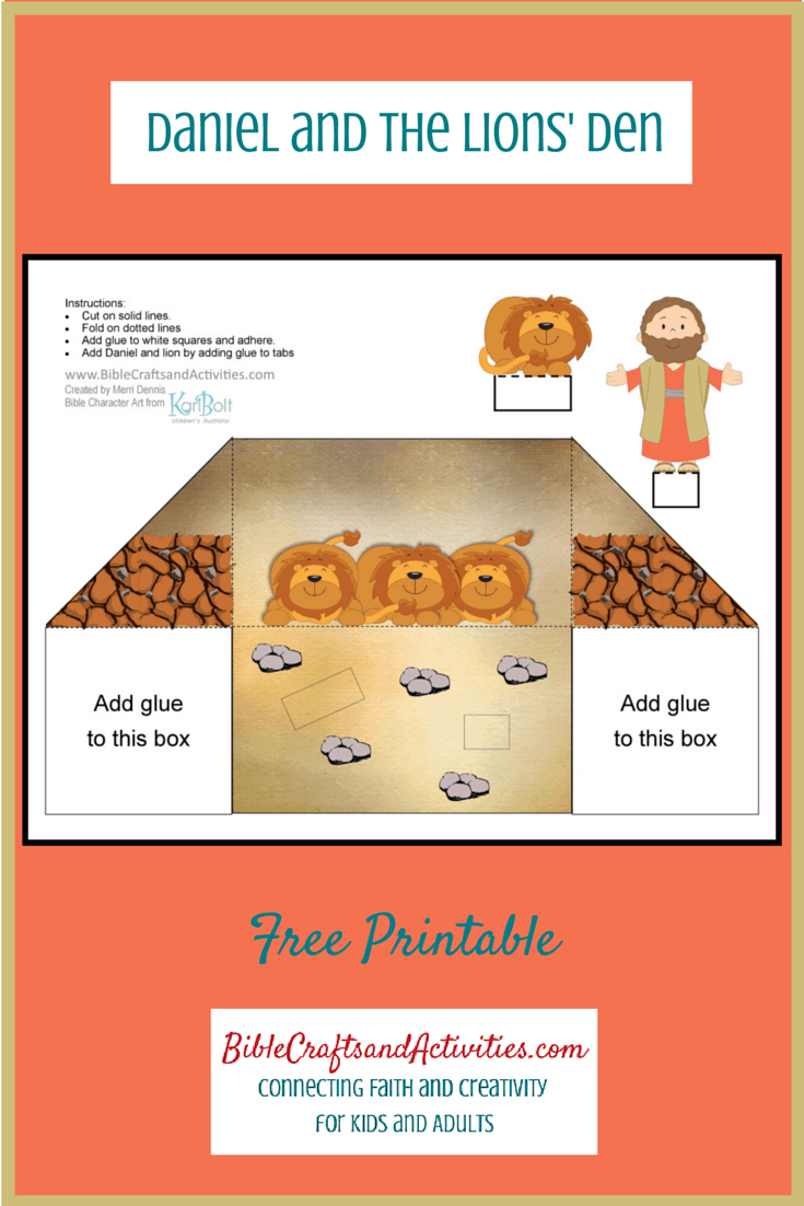 Daniel And Lions Craft-Bible Crafts And Activities with Daniel and the Lions Den Free Printables