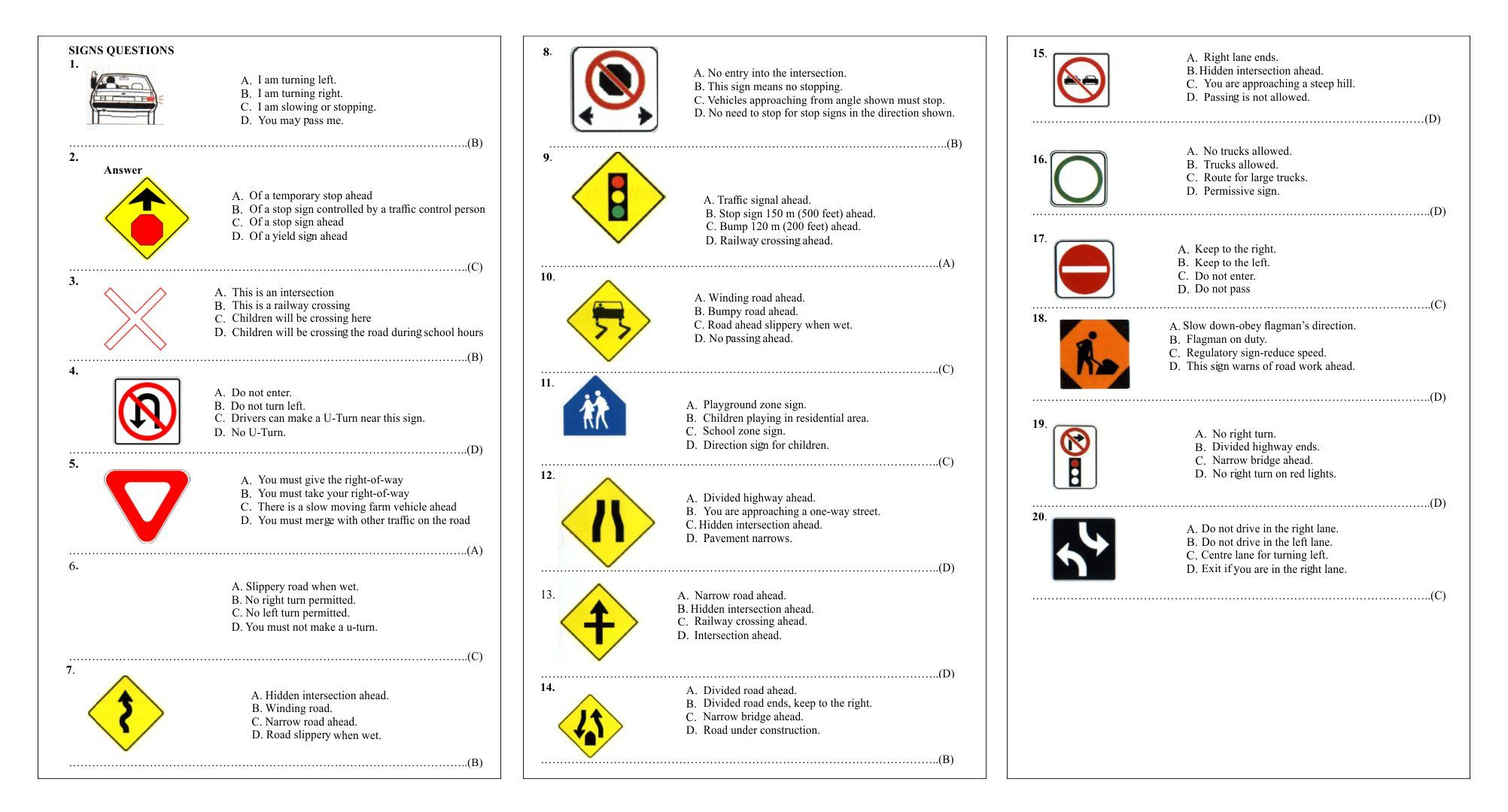 Discover 11 Dmv And Regulatory Signs Ideas | Driving Theory Test intended for Printable Drivers Ed Practice Test