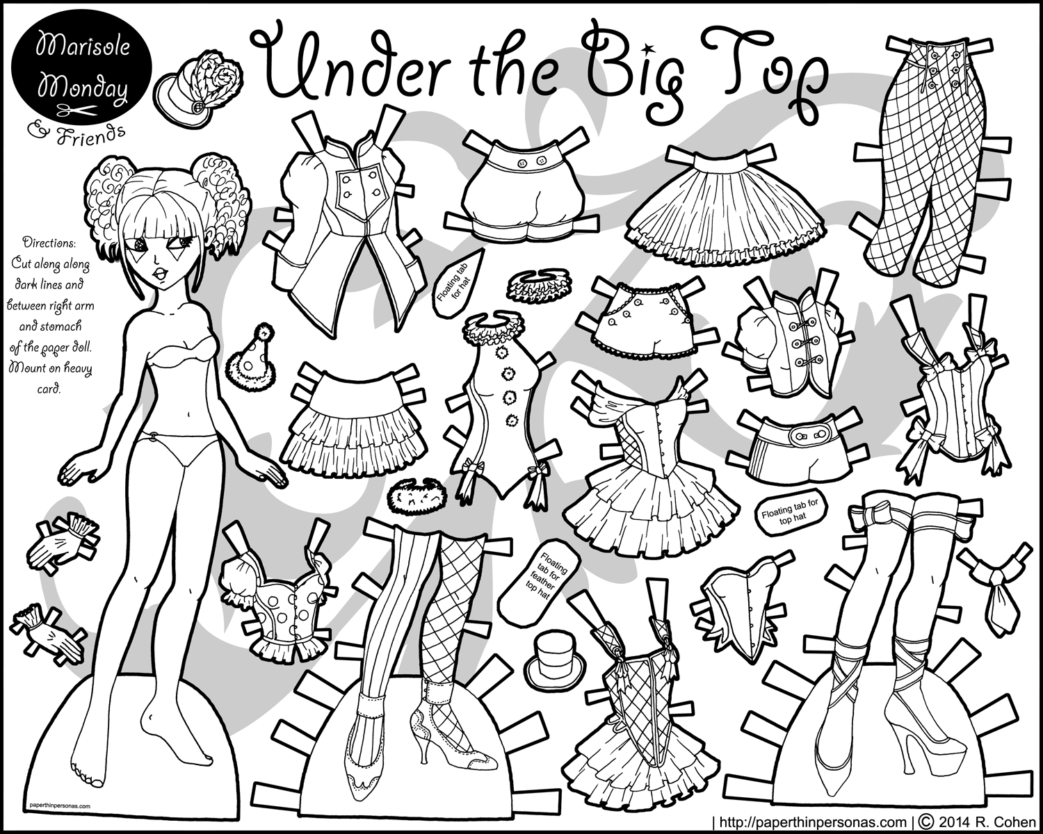Discover 11 Paper Dolls And Paper Dolls Clothing Ideas | Marisole intended for Paper Doll Printable Black And White