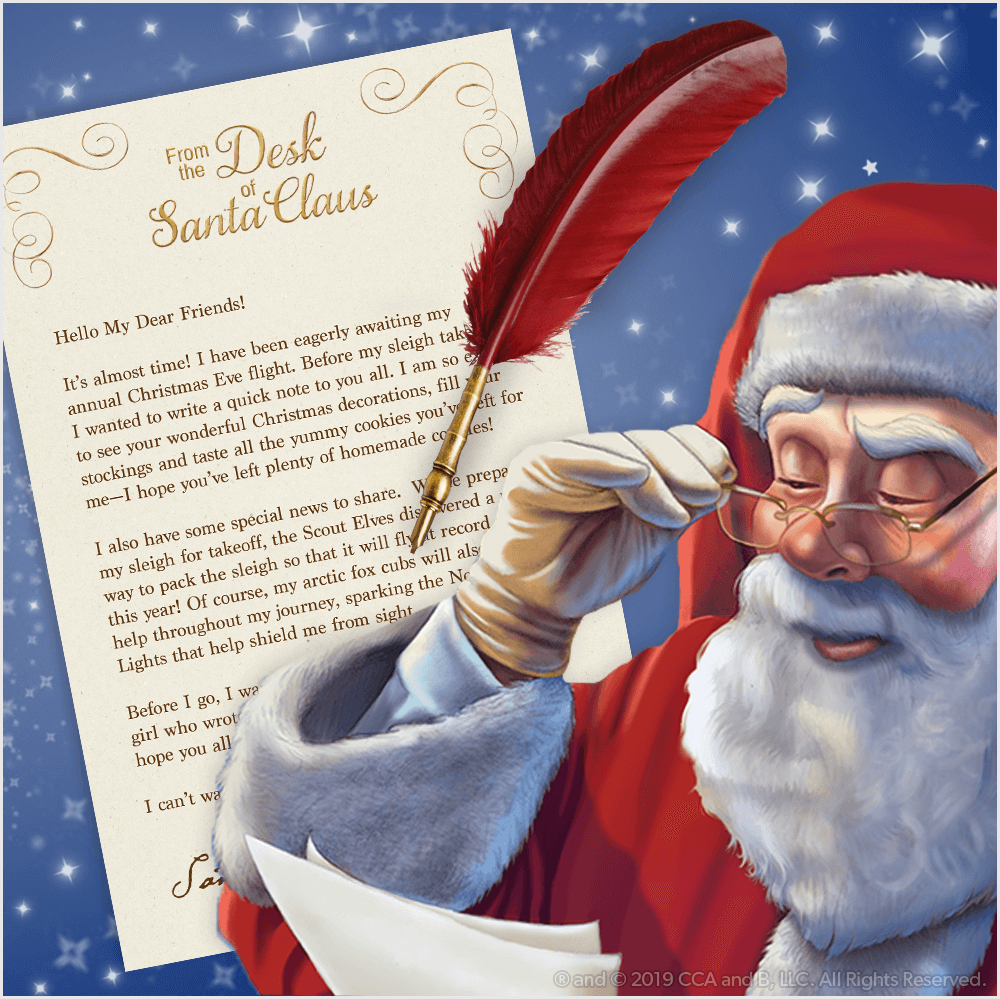 Download A Free, Printable Letter From Santa | The Elf On The Shelf in Free Printable Fill in Blank Letter From Santa Template