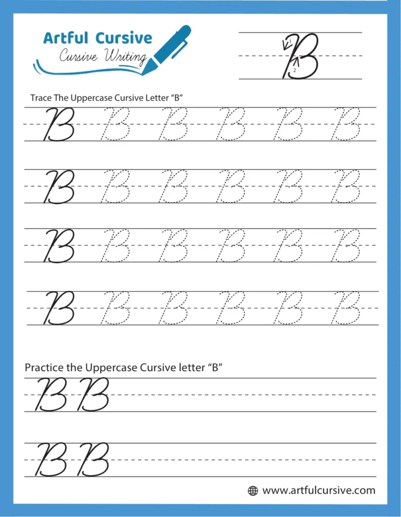 Download Free Printable Cursive Writing Worksheets - Artful Cursive inside Printable Free Cursive Writing Worksheets