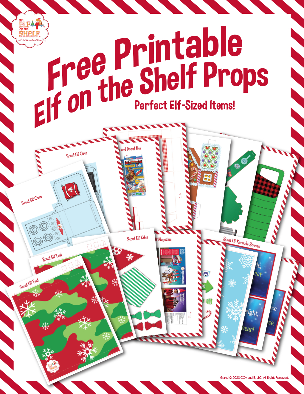 Download Free Printable Elf On The Shelf Props | The Elf On The Shelf in Elf on the Shelf Free Printable