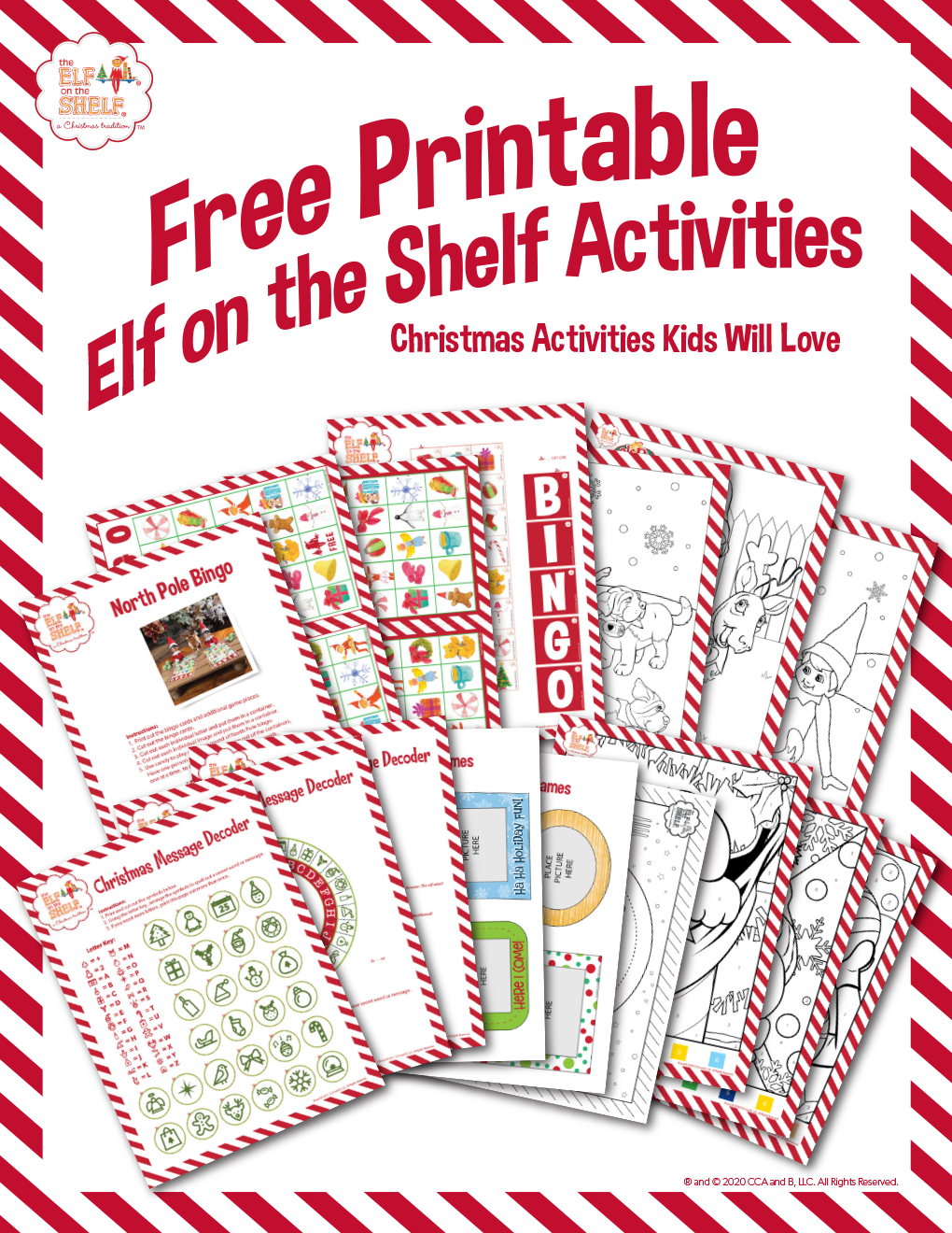 Download Printable Elf On The Shelf Activities | The Elf On The Shelf throughout Printable Elf on the Shelf Games