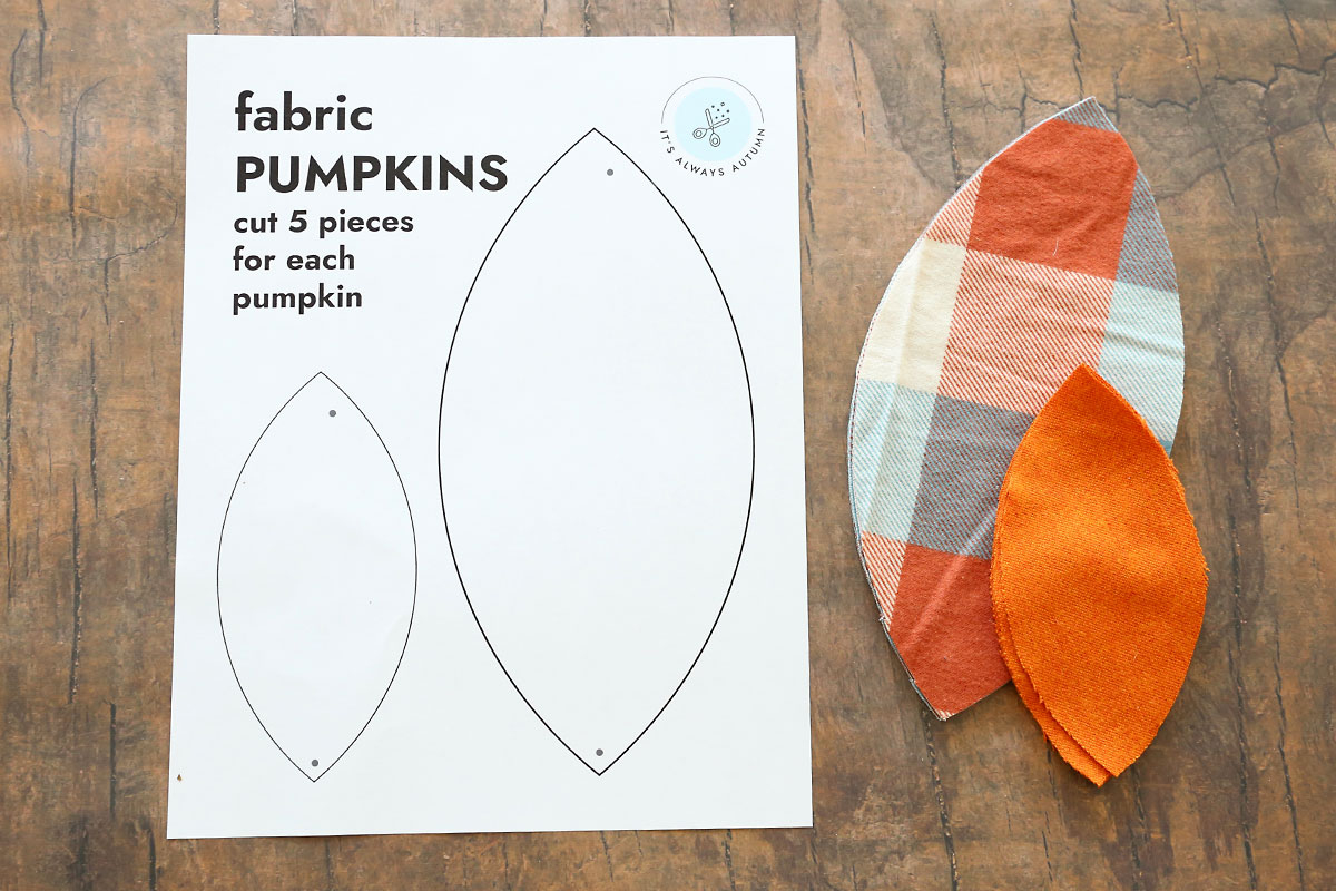 Easy Diy Fabric Pumpkins - It'S Always Autumn regarding Free Printable Pumpkin Sewing Pattern