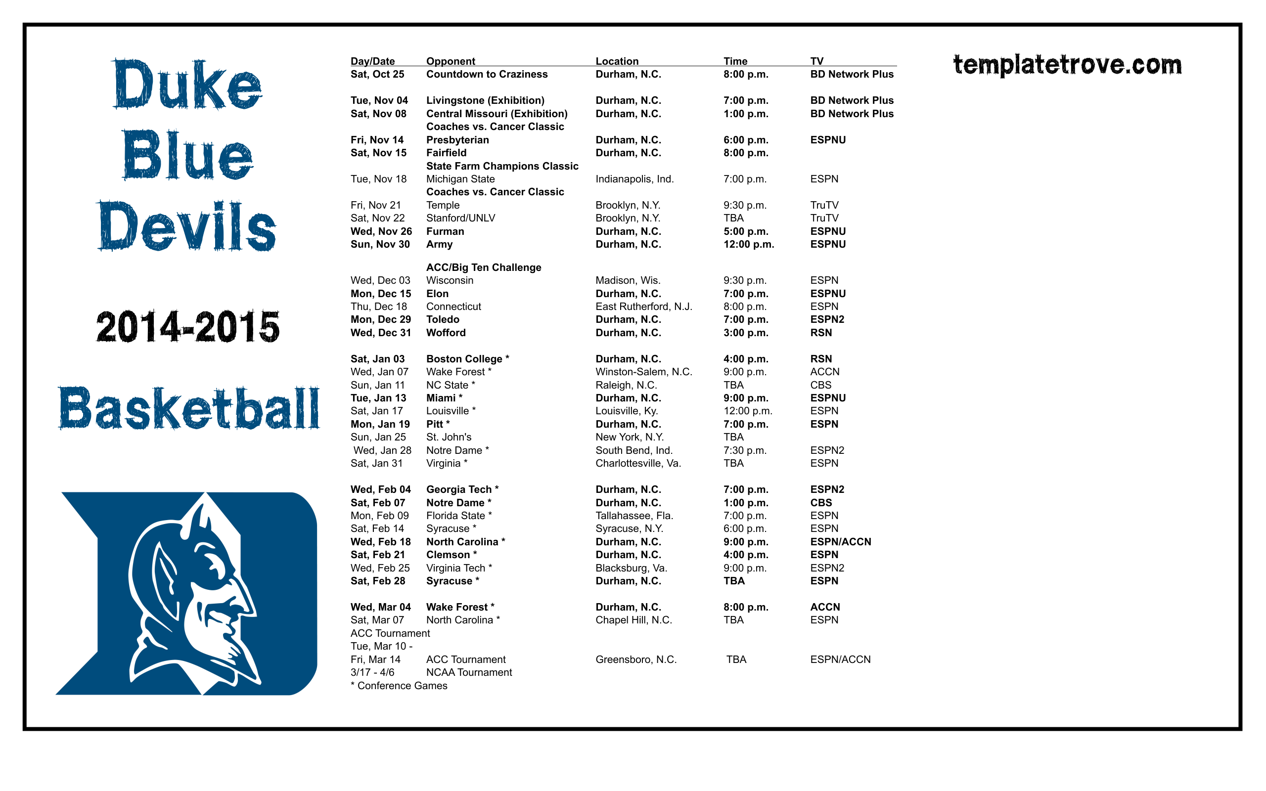 🔥 [50+] Duke Basketball 2015 Championship Wallpapers intended for Printable Duke Men&amp;amp;#039;s Basketball Schedule