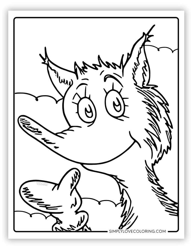Fox In Sox Coloring Pages (Free Pdf Printables) – Simply Love Coloring in Fox In Socks Printable Book