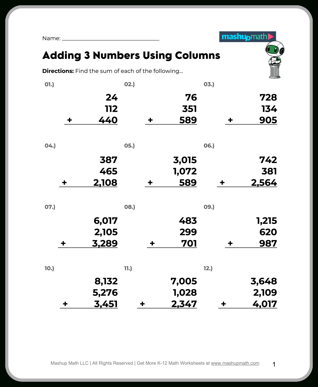 Free 5Th Grade Math Worksheets—Printable W/ Answers — Mashup Math pertaining to Free Printable Math Worksheets For 5th Grade
