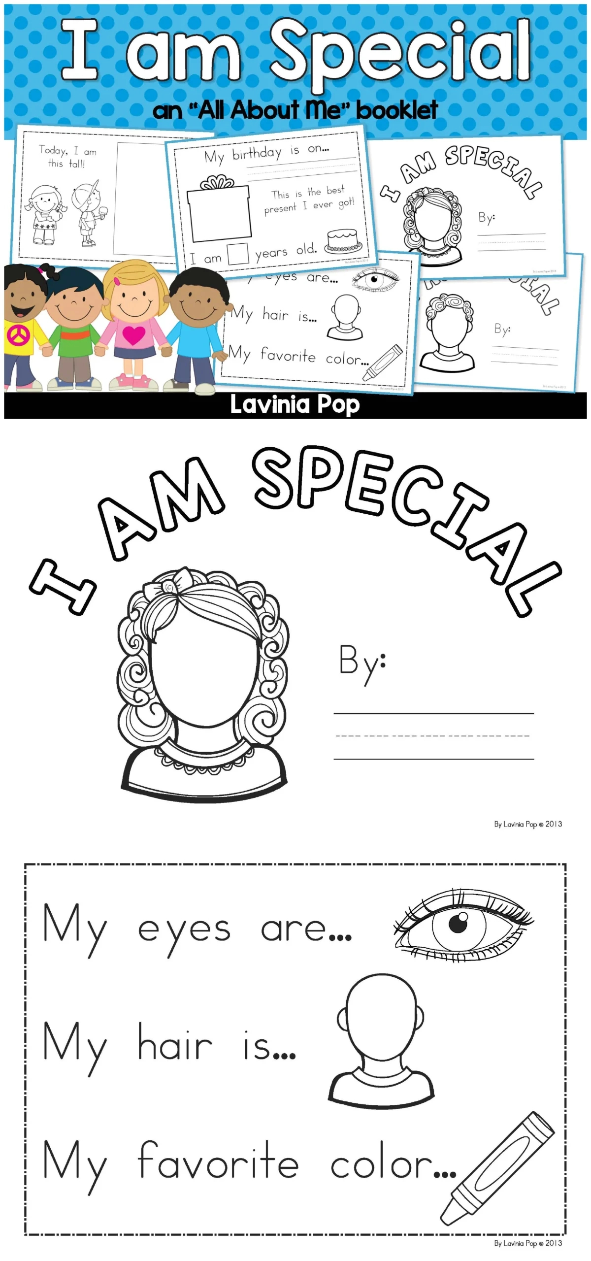 Free All About Me Booklet For Preschool And Kindergarten - In My World throughout All About Me Printable Preschool