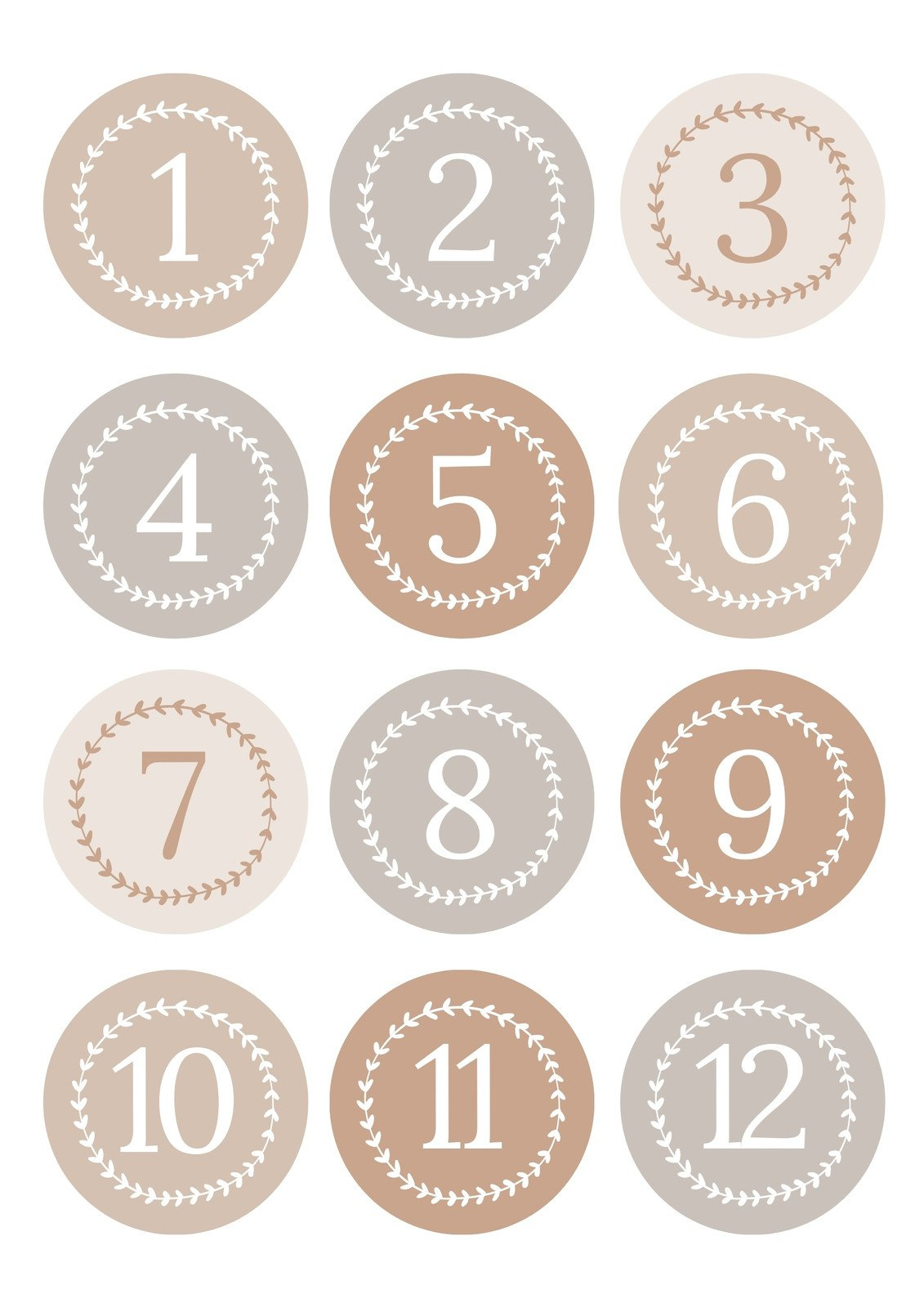 Free And Customizable Numbers Templates intended for Printable Numbers 1 30 Template