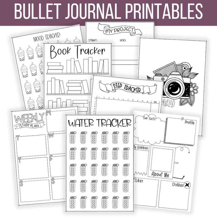 Free Bullet Journal Printables | Masha Plans in Free Printable Journal Pages For Adults