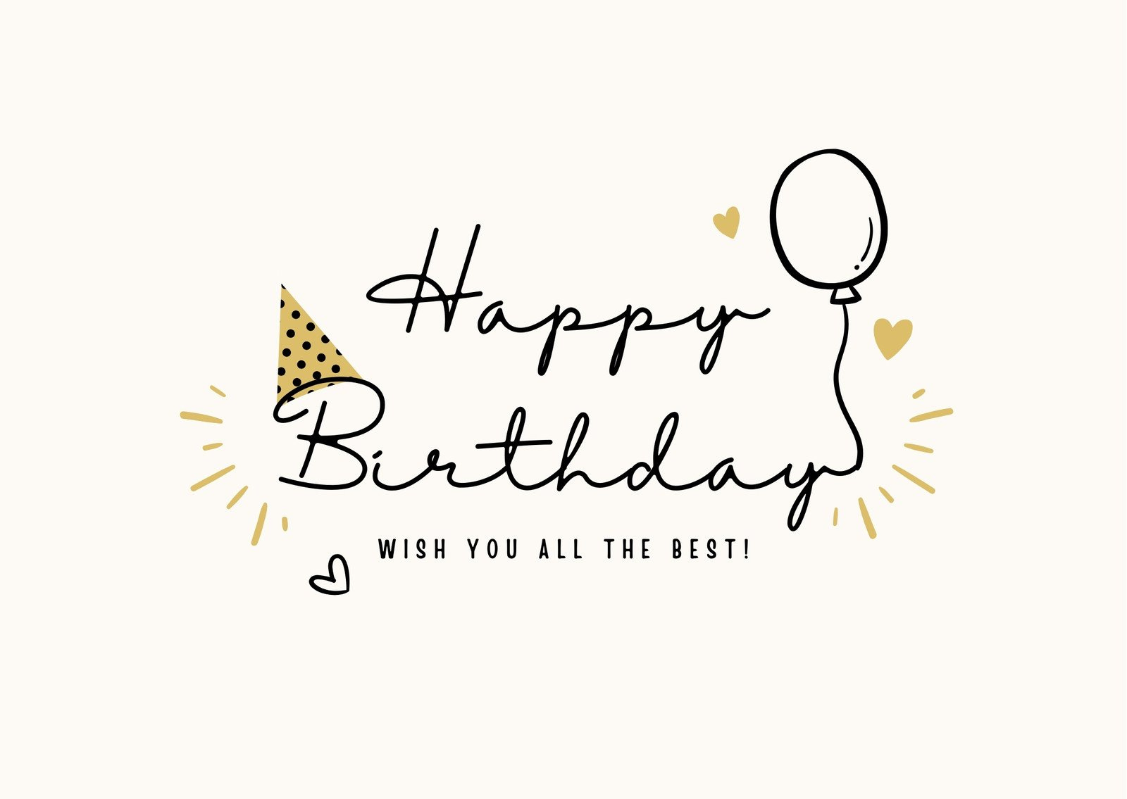 Free, Custom Printable Birthday Card Templates | Canva within Happy Birthday Card Printable Free