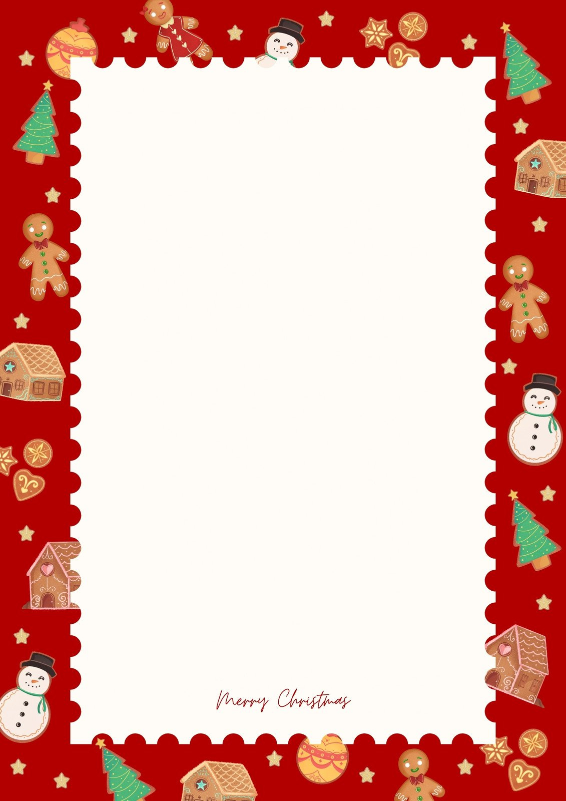 Free Customizable Christmas Page Border Templates | Canva regarding Printable Christmas Border Paper Free