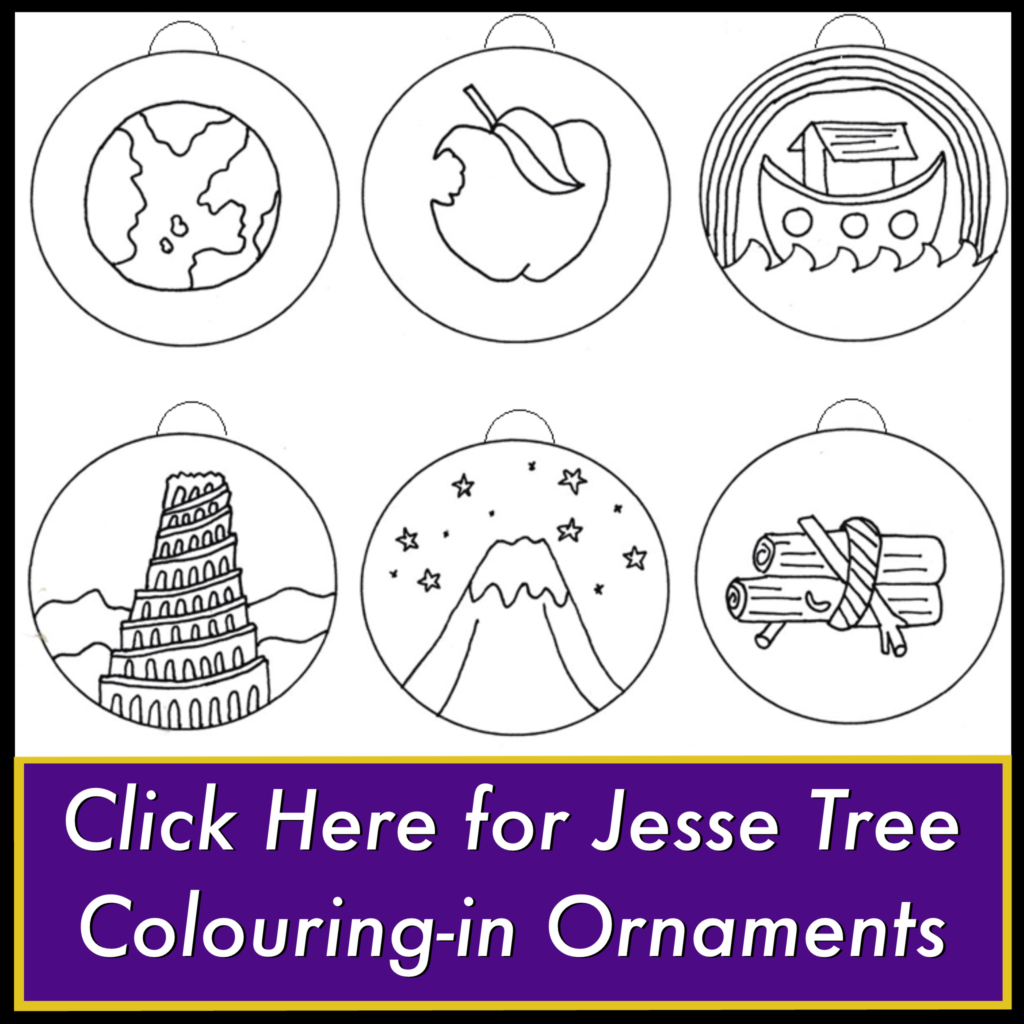 Free Jesse Tree Colouring-In Ornaments Printable | Australian regarding Free Jesse Tree Ornament Printables