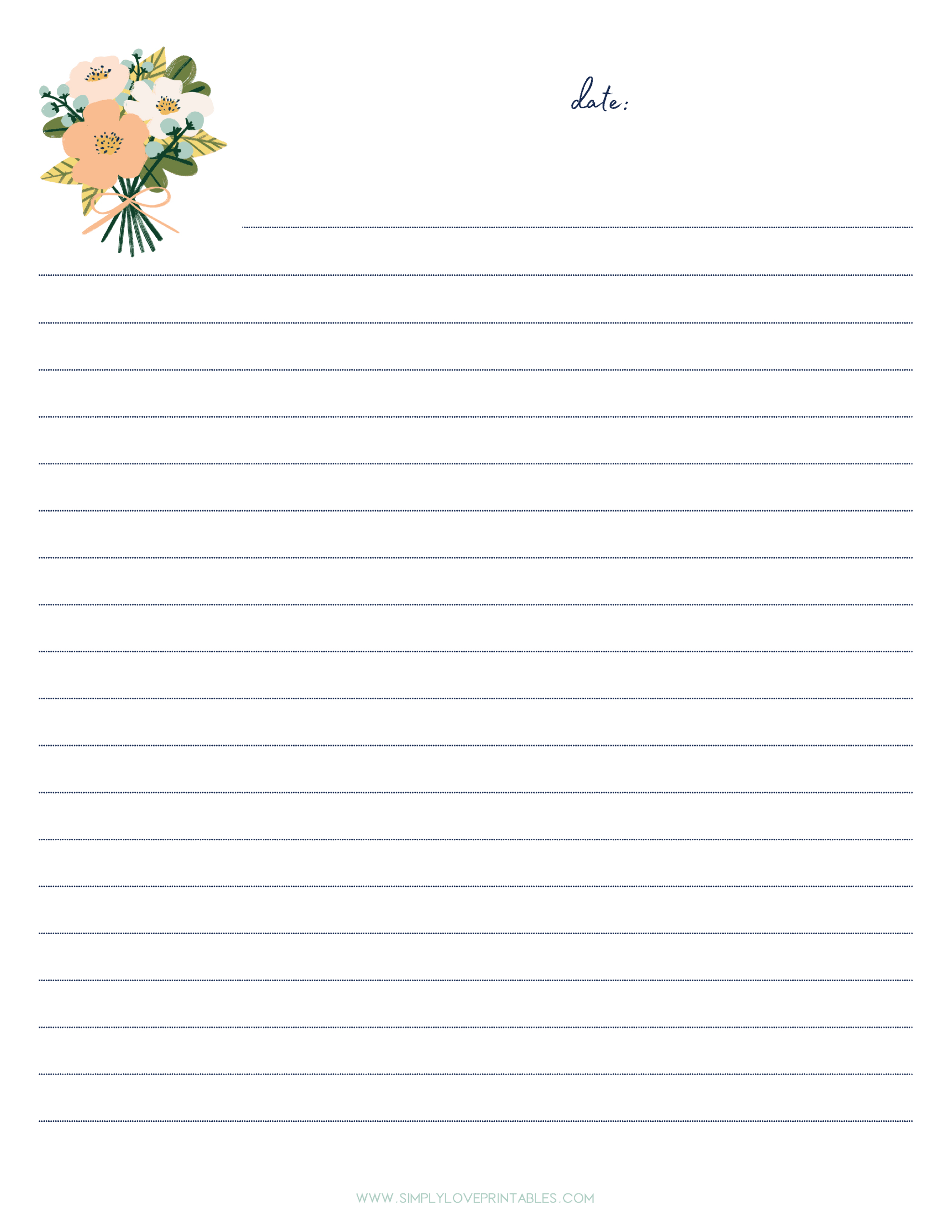 Free Journal Printable Pages - Simply Love Printables in Free Printable Journal Pages For Adults