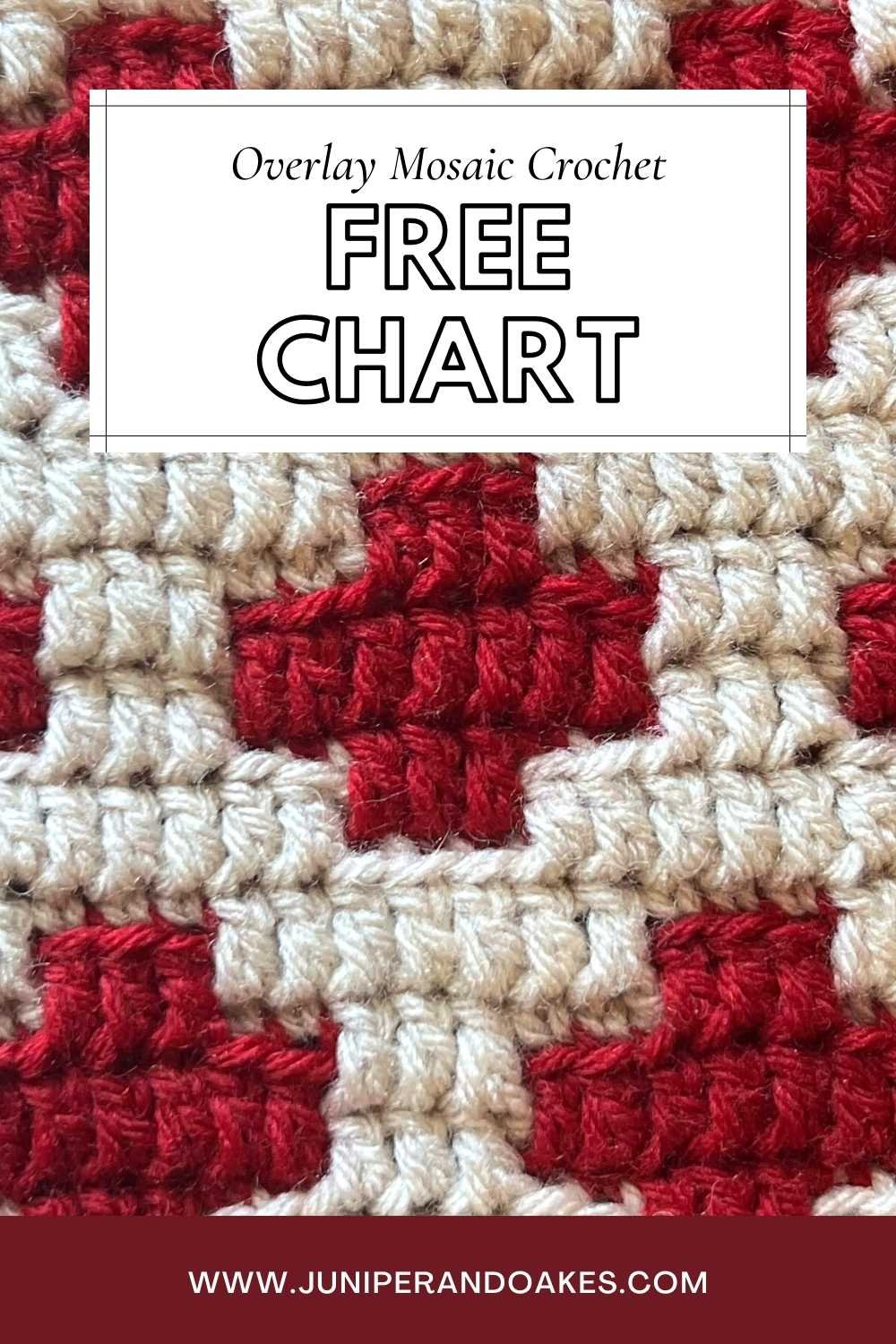 Free Overlay Mosaic Crochet Chart - Hygge Cross - Mosaic Nordic intended for Printable Mosaic Crochet Patterns Free