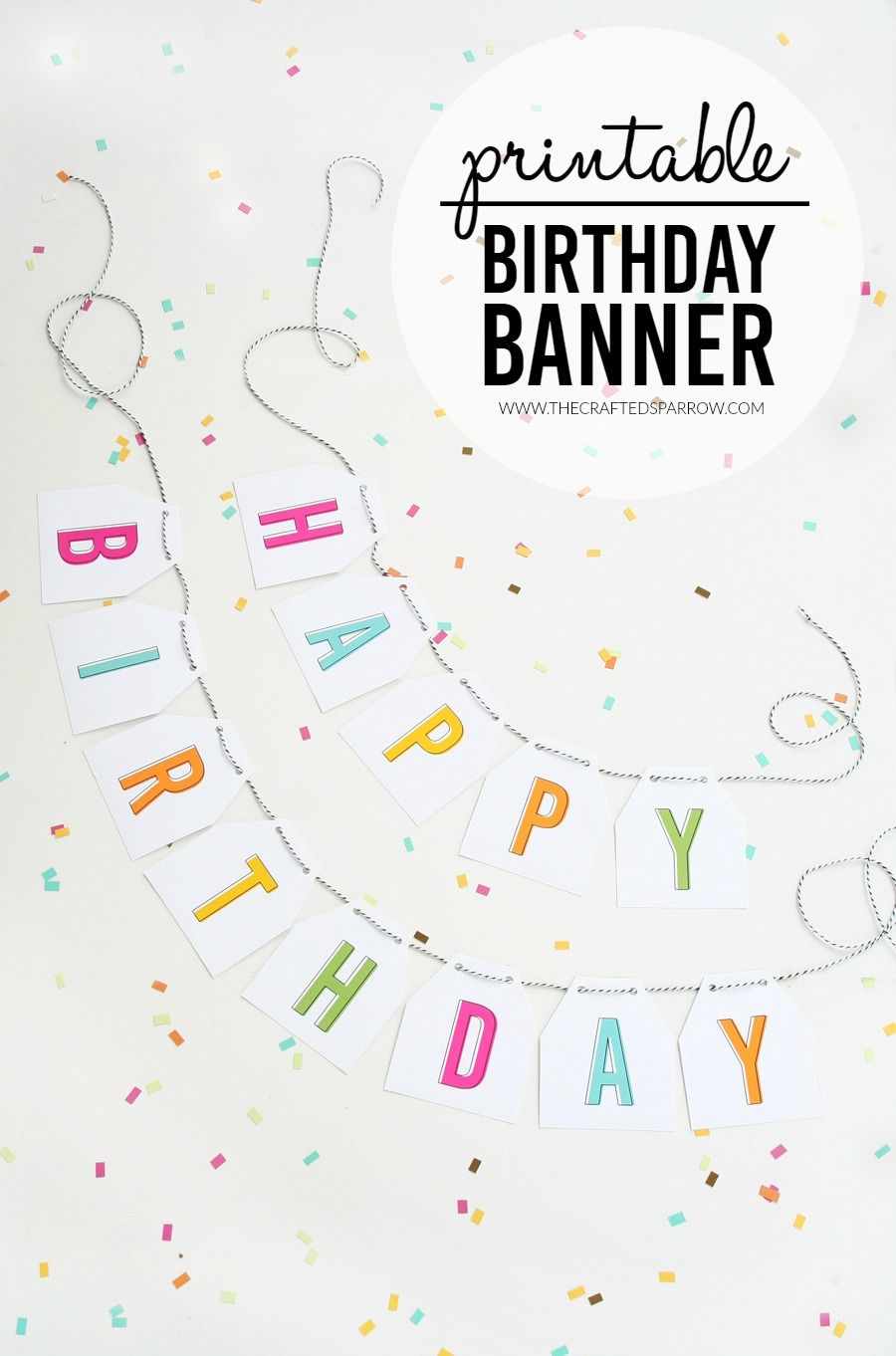 Free Printable Birthday Banner for Free Happy Birthday Banner Printable
