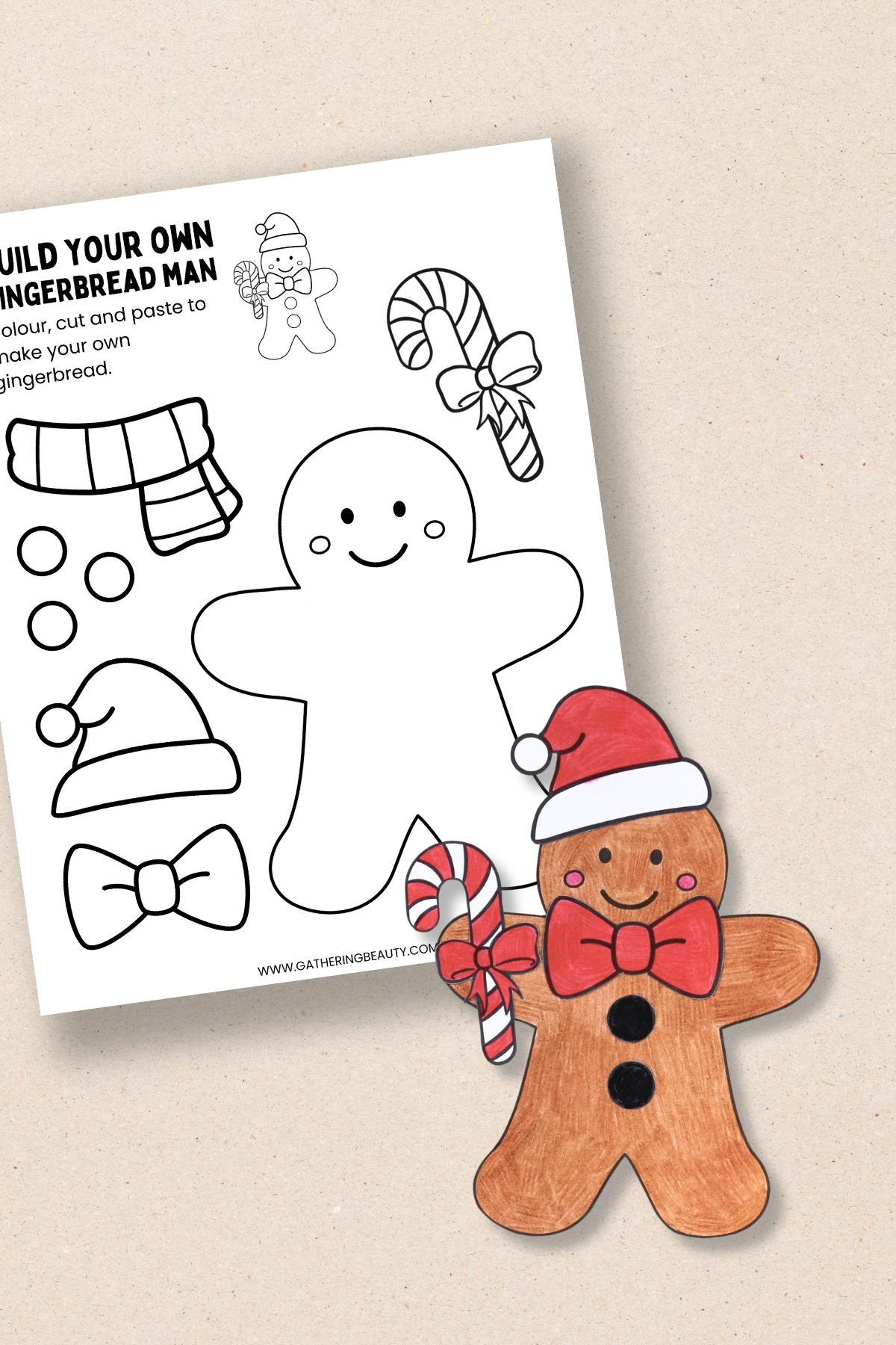 Free Printable Build A Gingerbread Man — Gathering Beauty regarding Patterns For Gingerbread Man Printable